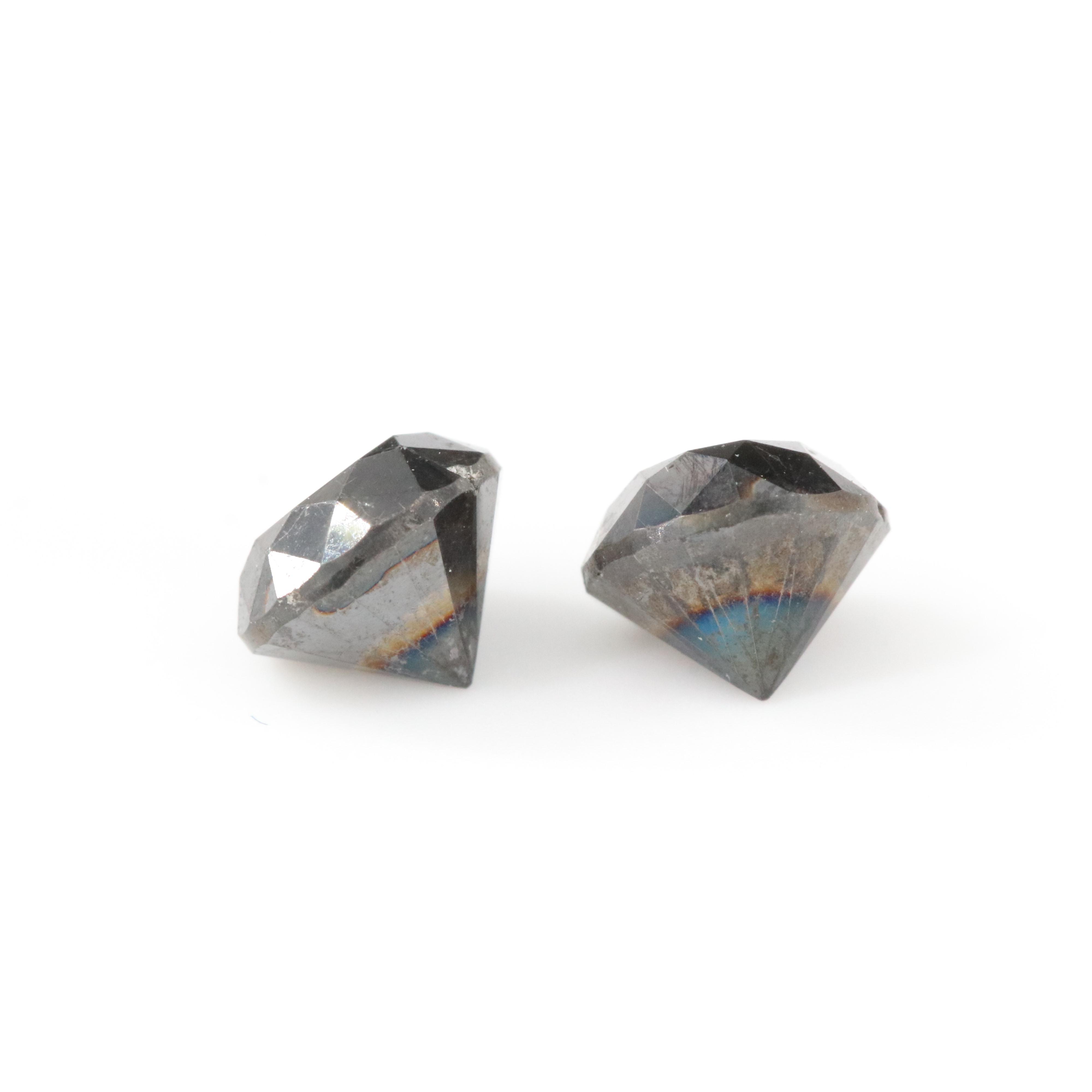 Loose 1.46 CTW Fancy Black Diamond