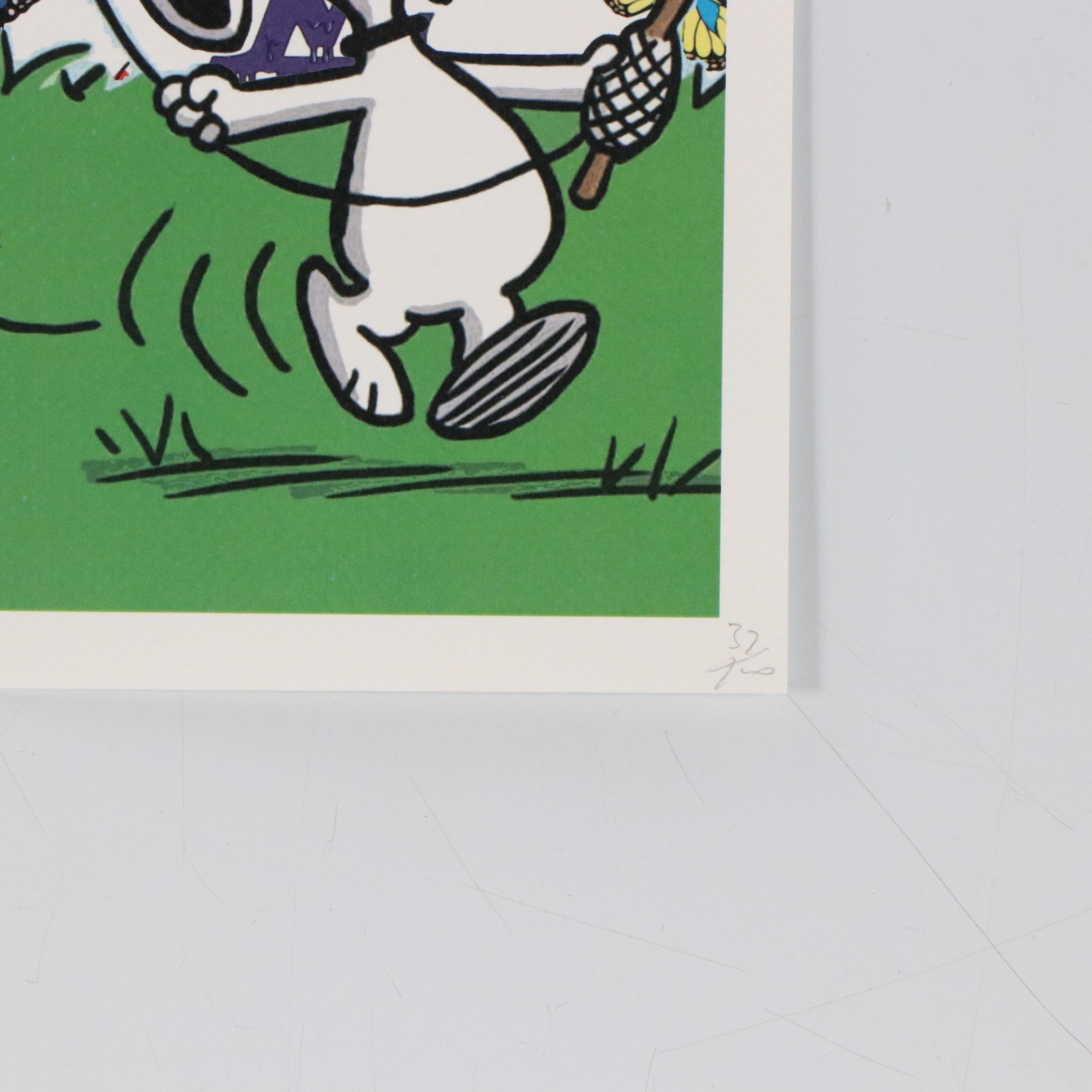 Death NYC Graphic Digital Print Featuring Snoopy and Charlie Brown, 2023