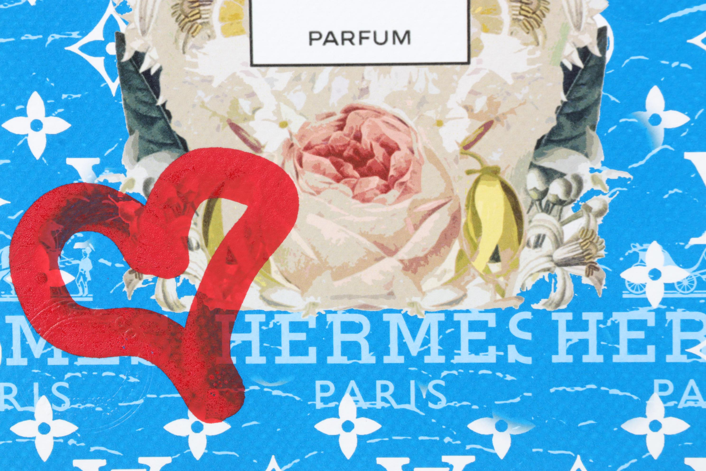 Death NYC Pop Art Graphic Print Homage to Chanel and Louis Vuitton, 2023