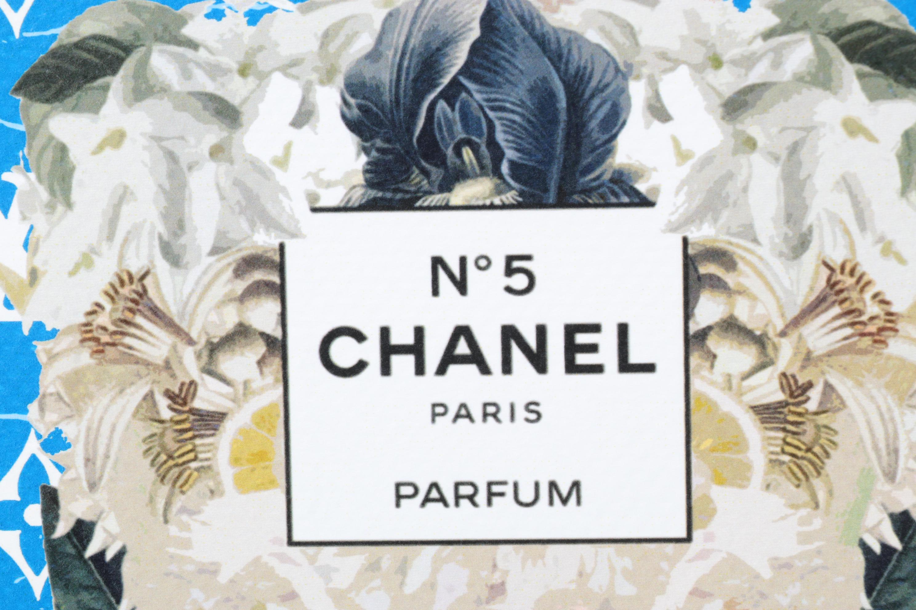 Death NYC Pop Art Graphic Print Homage to Chanel and Louis Vuitton, 2023