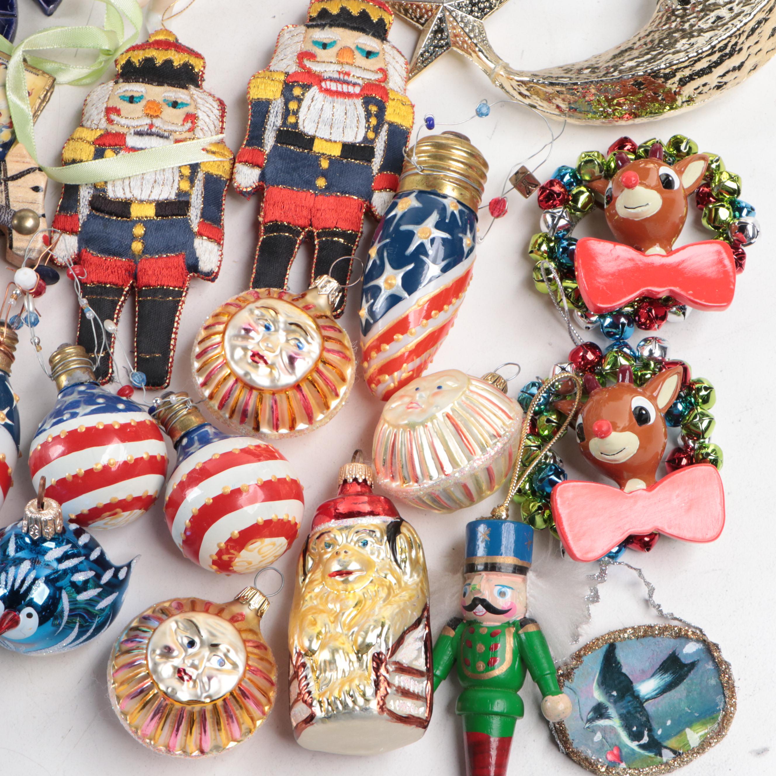 Nordstrom "Olive The Other Reindeer" Glass Ornament with More