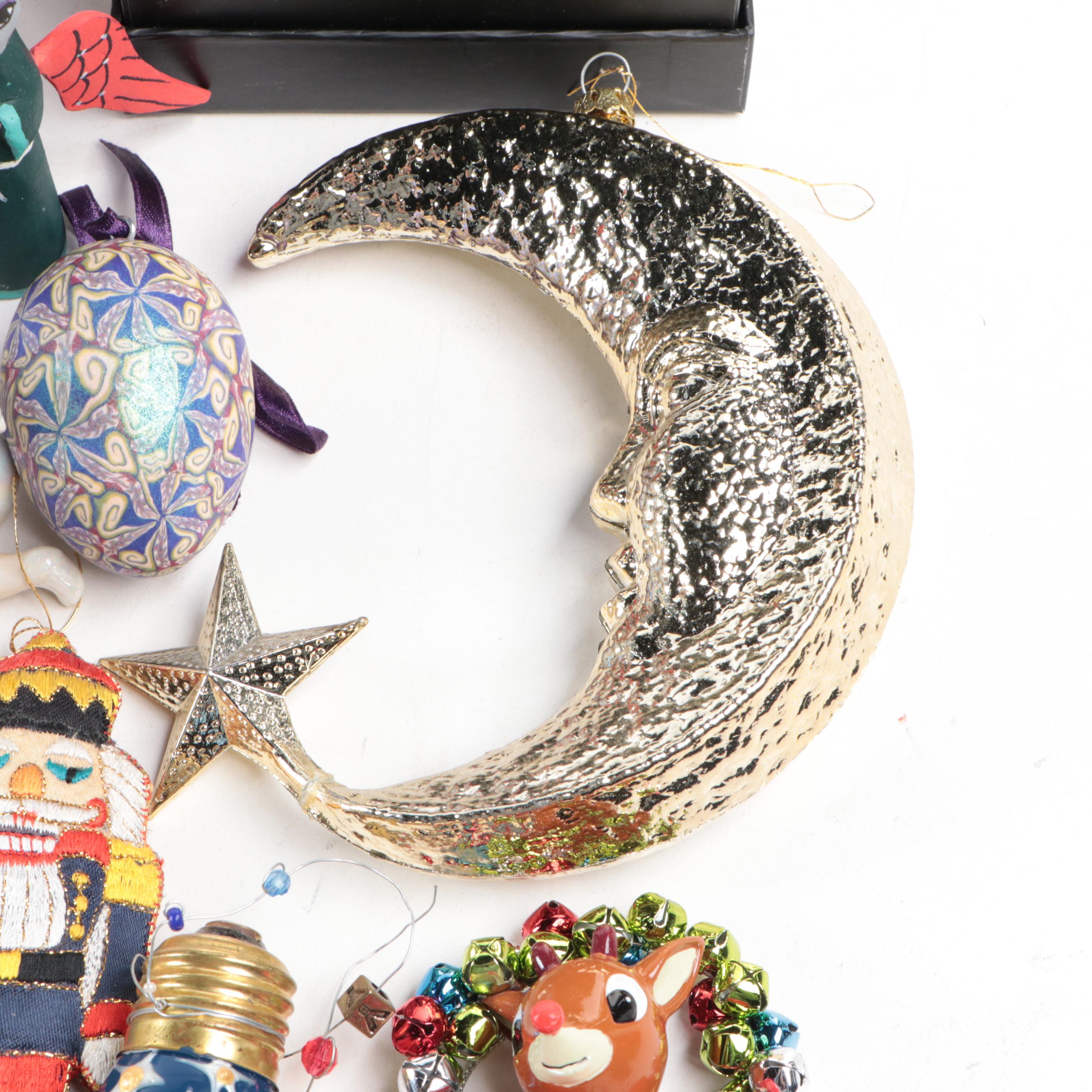 Nordstrom "Olive The Other Reindeer" Glass Ornament with More