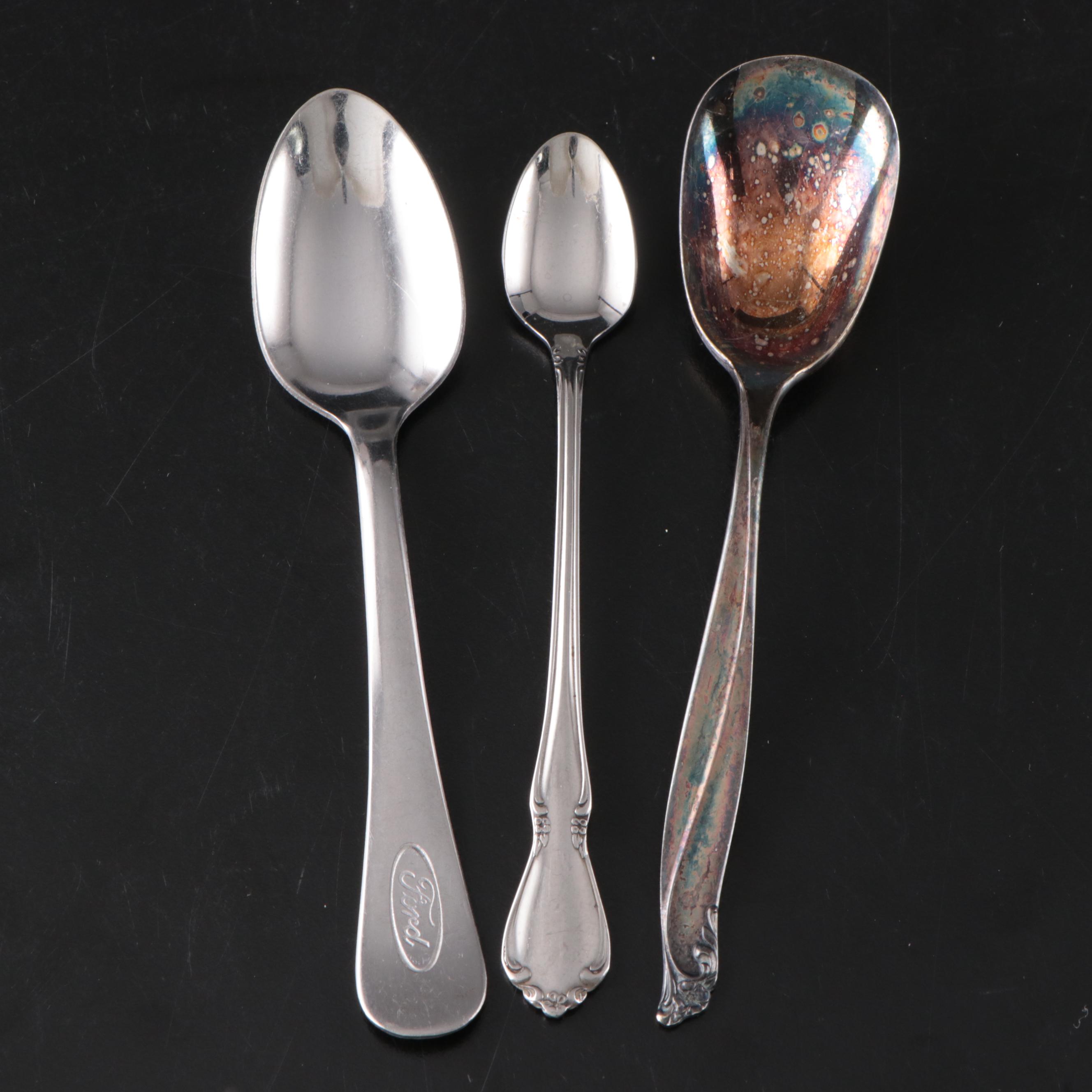 International Silver Co. "Presidential Spoons" and More Silver Plate Flatware