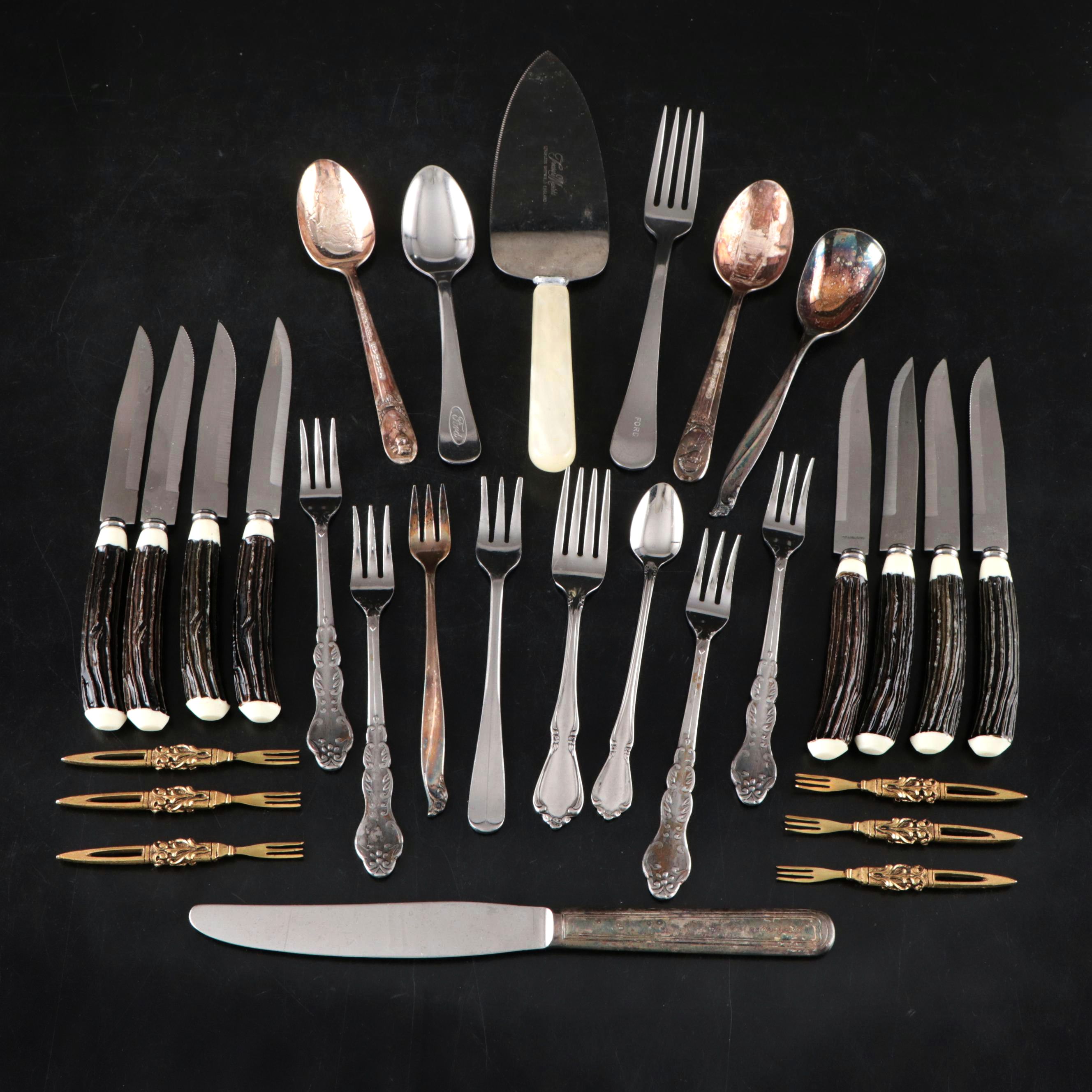 International Silver Co. "Presidential Spoons" and More Silver Plate Flatware