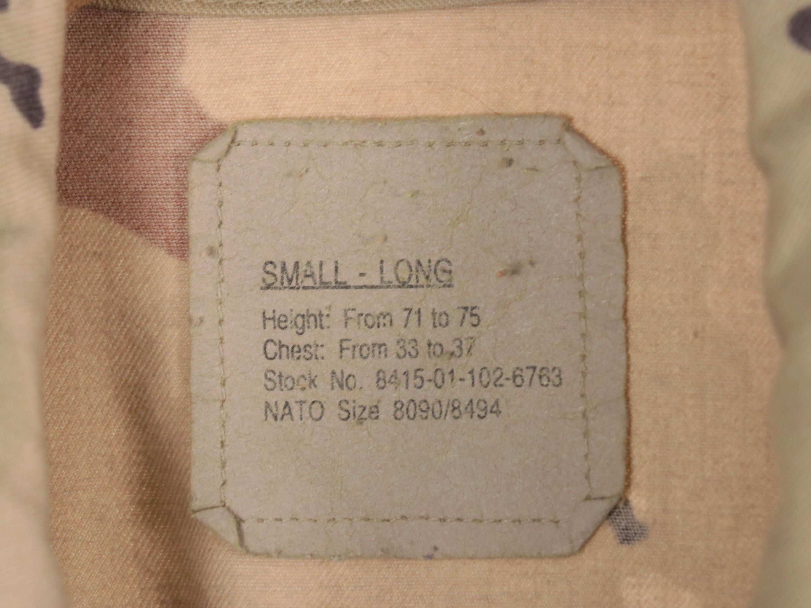 US Military Desert, Tiger and Woodland Camouflage Pattern Uniforms