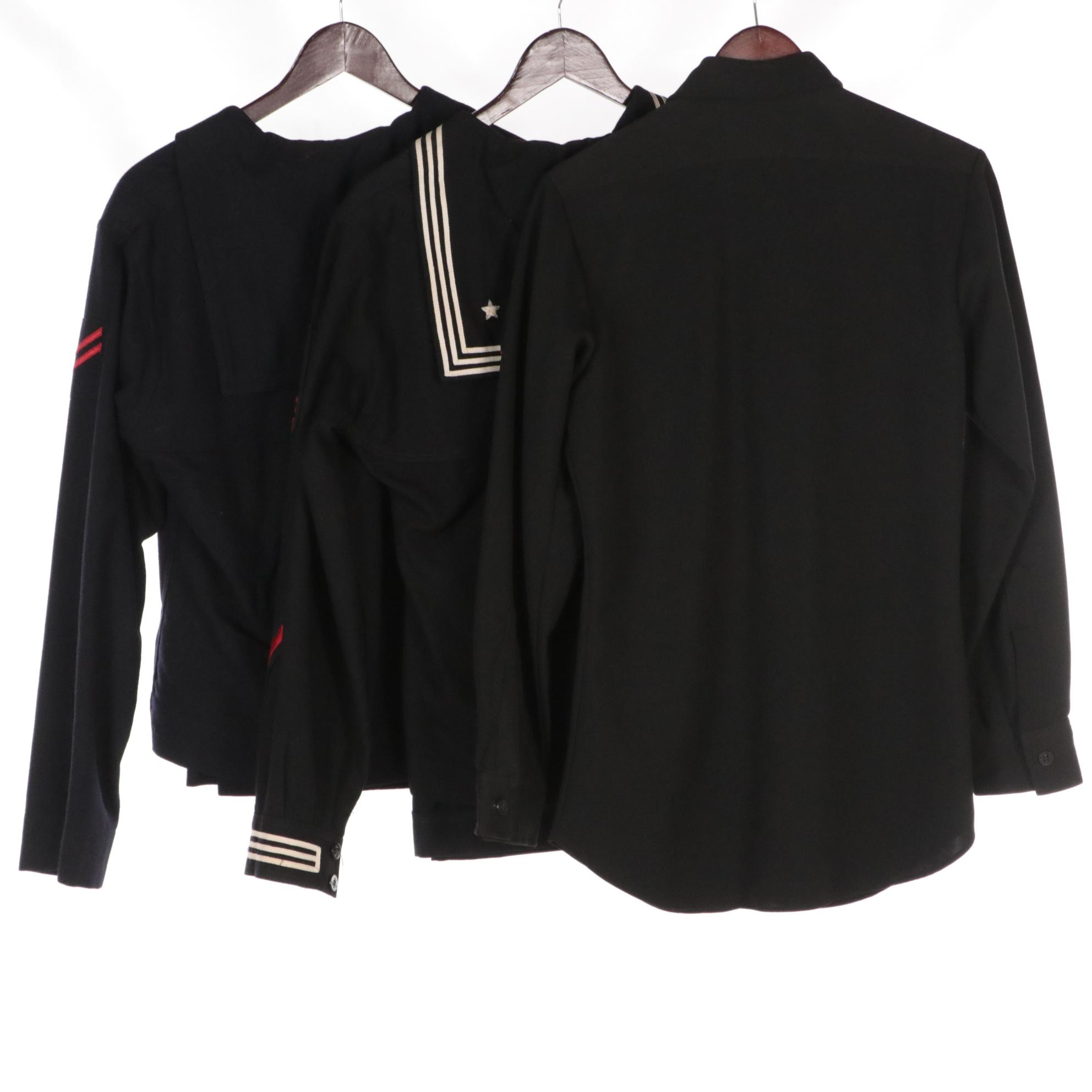 US Navy Dress Blue Service Uniform and Undress Blue Service Uniform