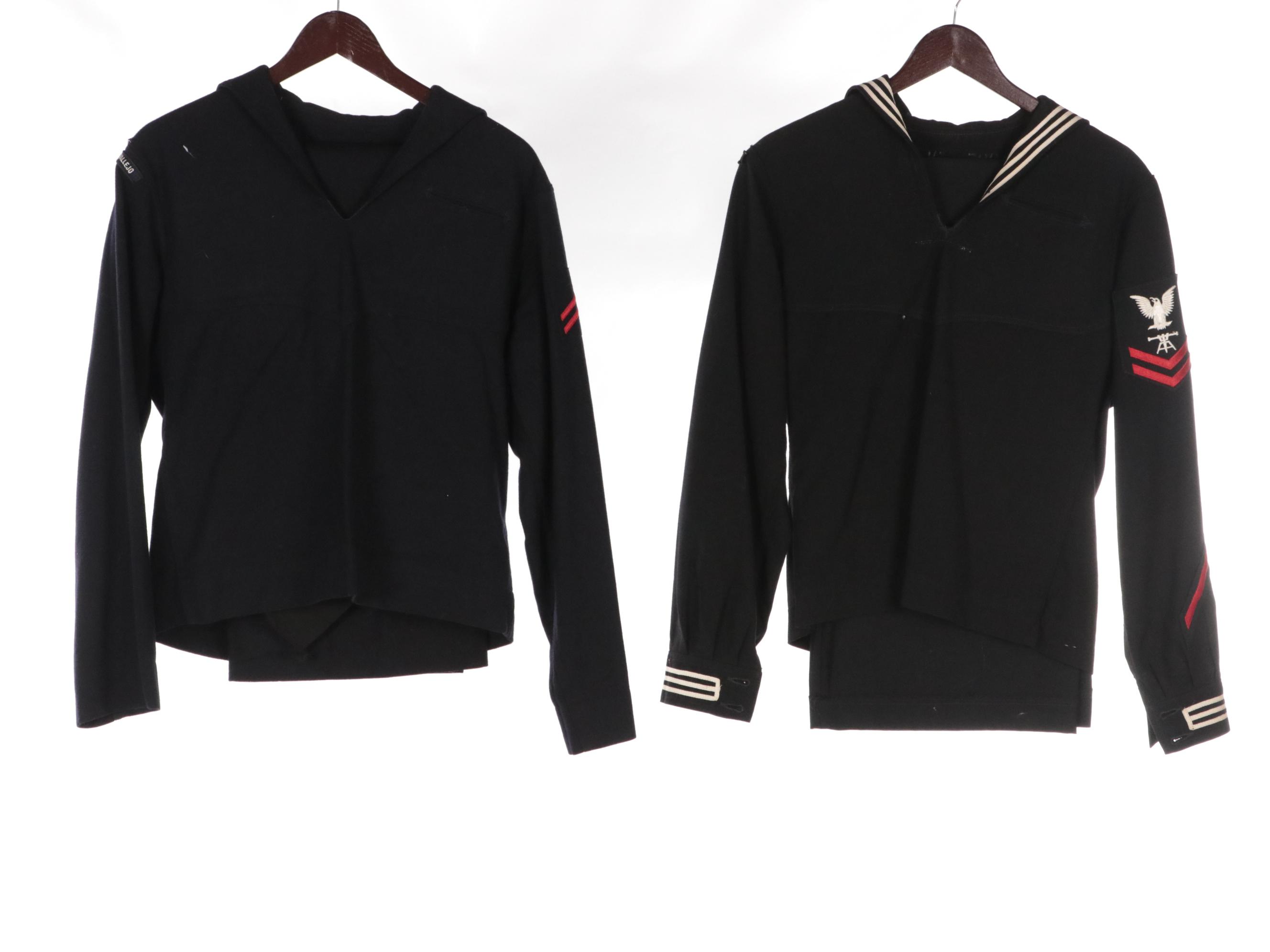 US Navy Dress Blue Service Uniform and Undress Blue Service Uniform