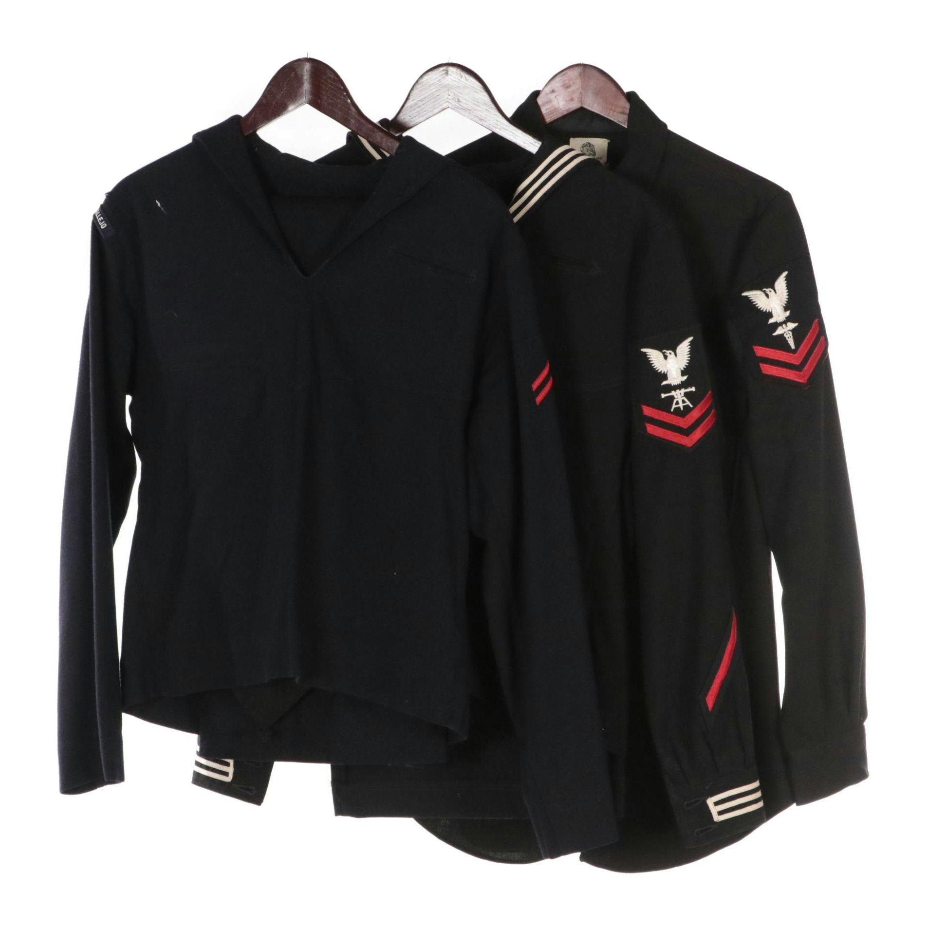 US Navy Dress Blue Service Uniform and Undress Blue Service Uniform