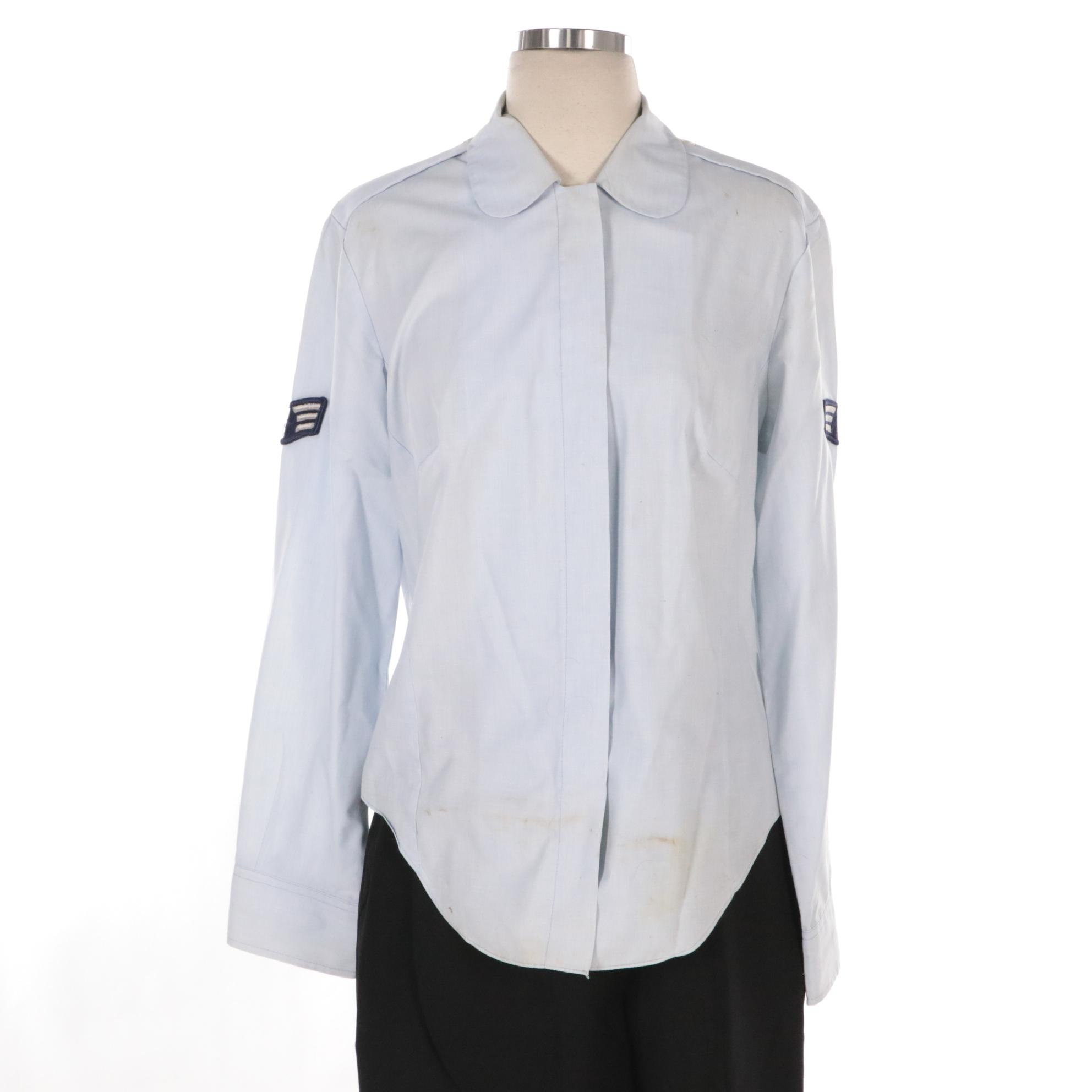 Women's Vietnam Era US Navy and 1980s US Air Force Dress Blue Uniforms