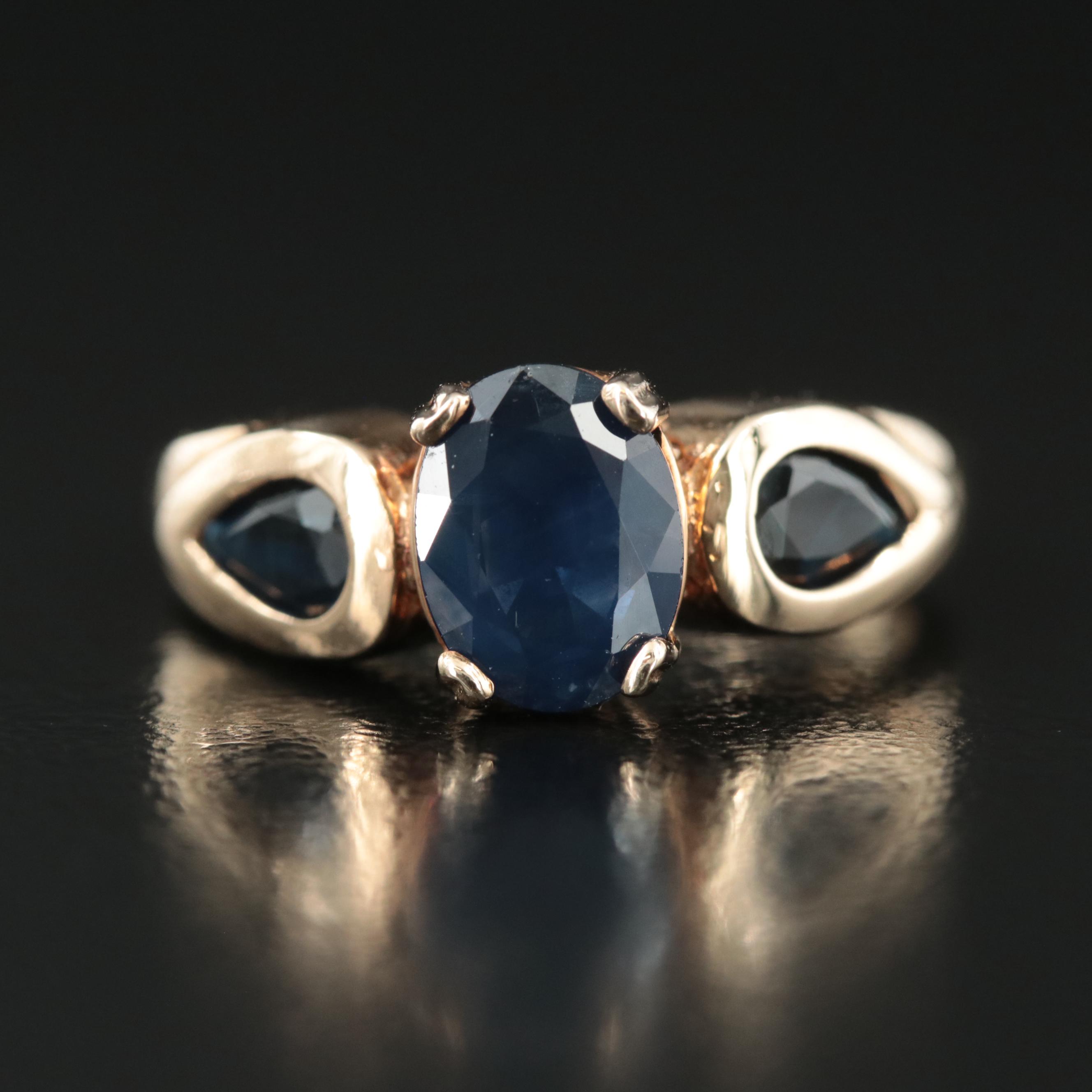 10K Sapphire Ring