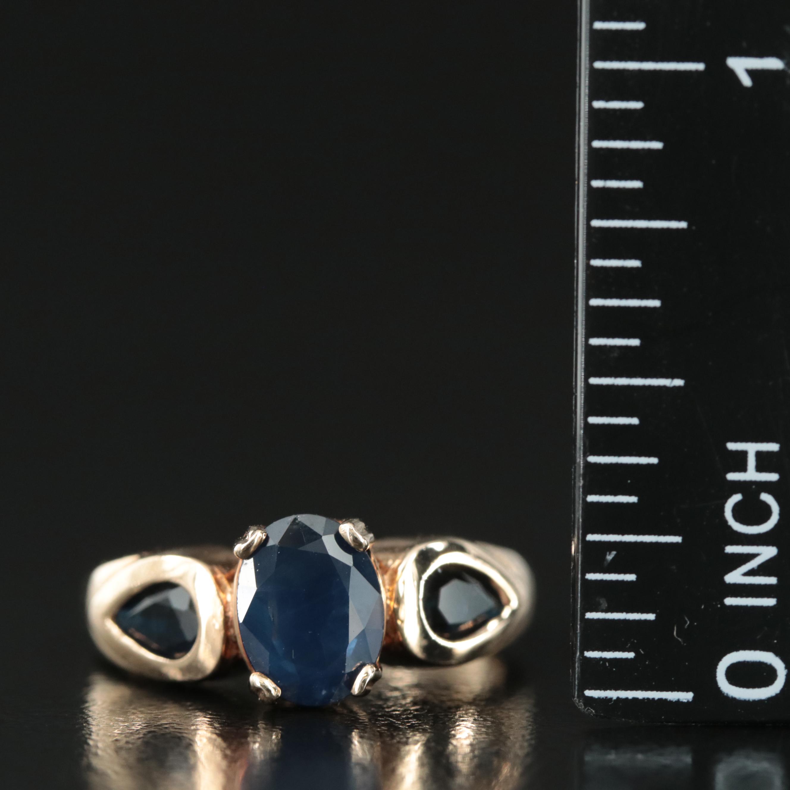 10K Sapphire Ring