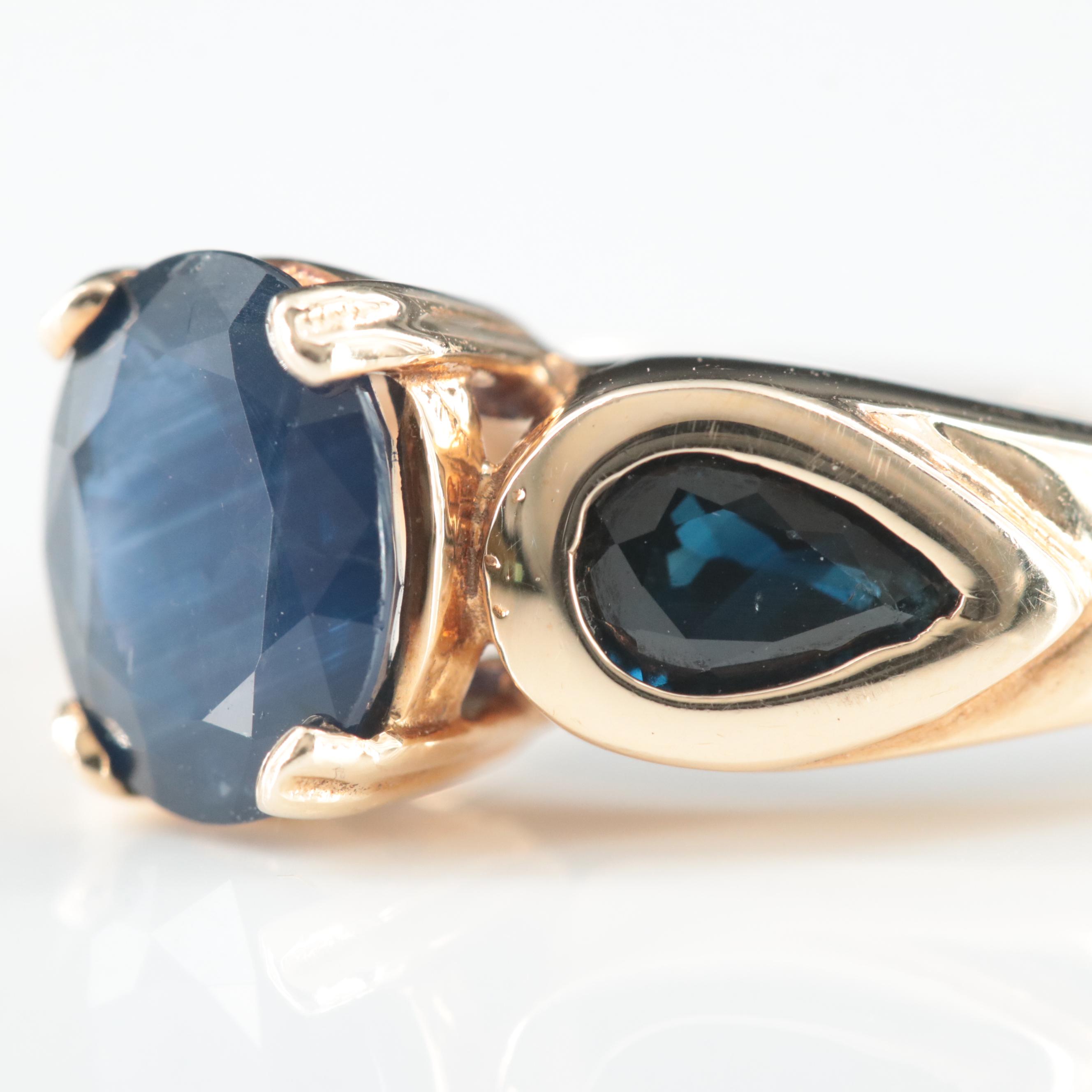 10K Sapphire Ring