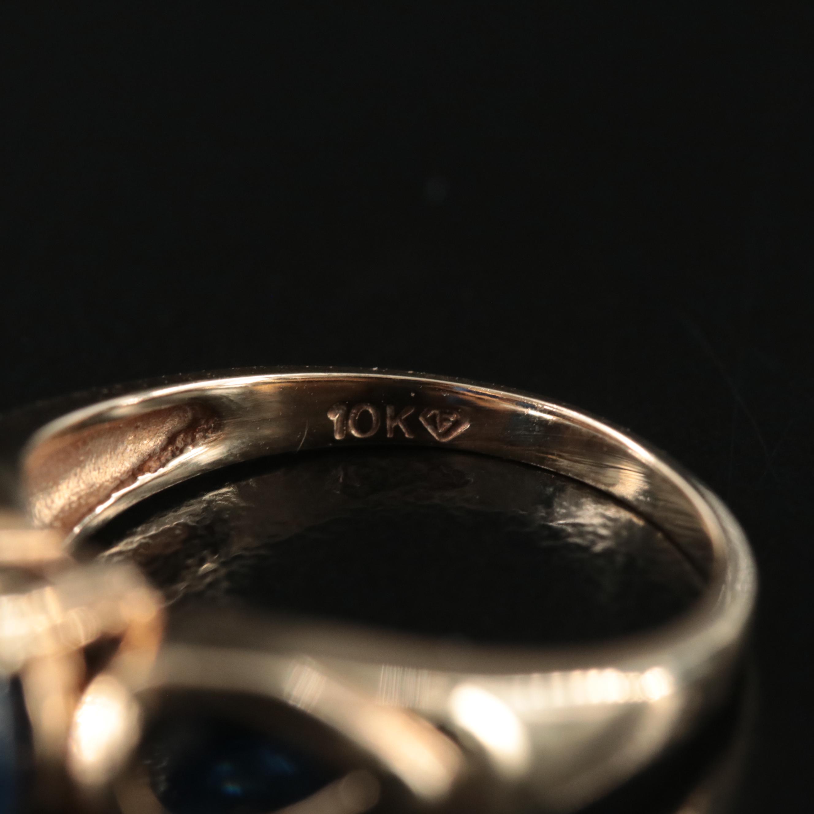 10K Sapphire Ring