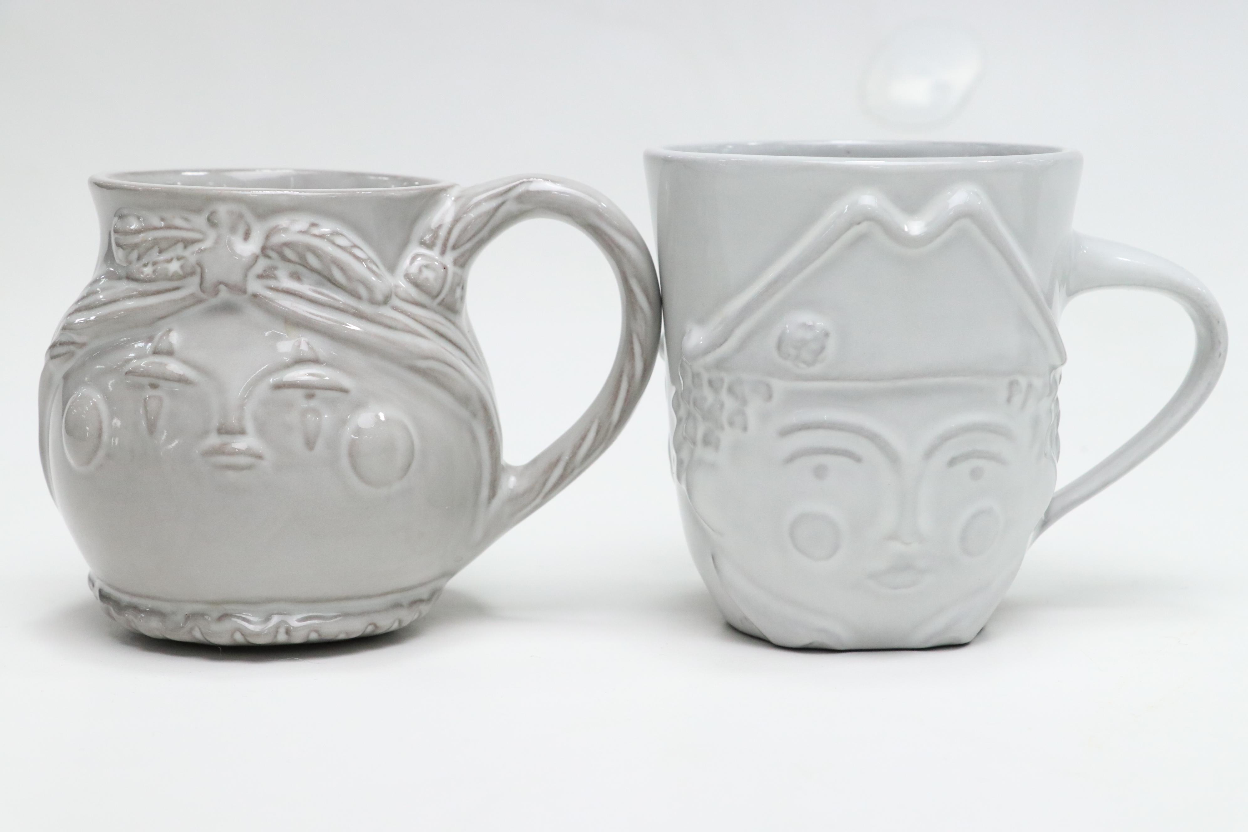 Jonathan Adler Ceramic "Utopia" Mugs