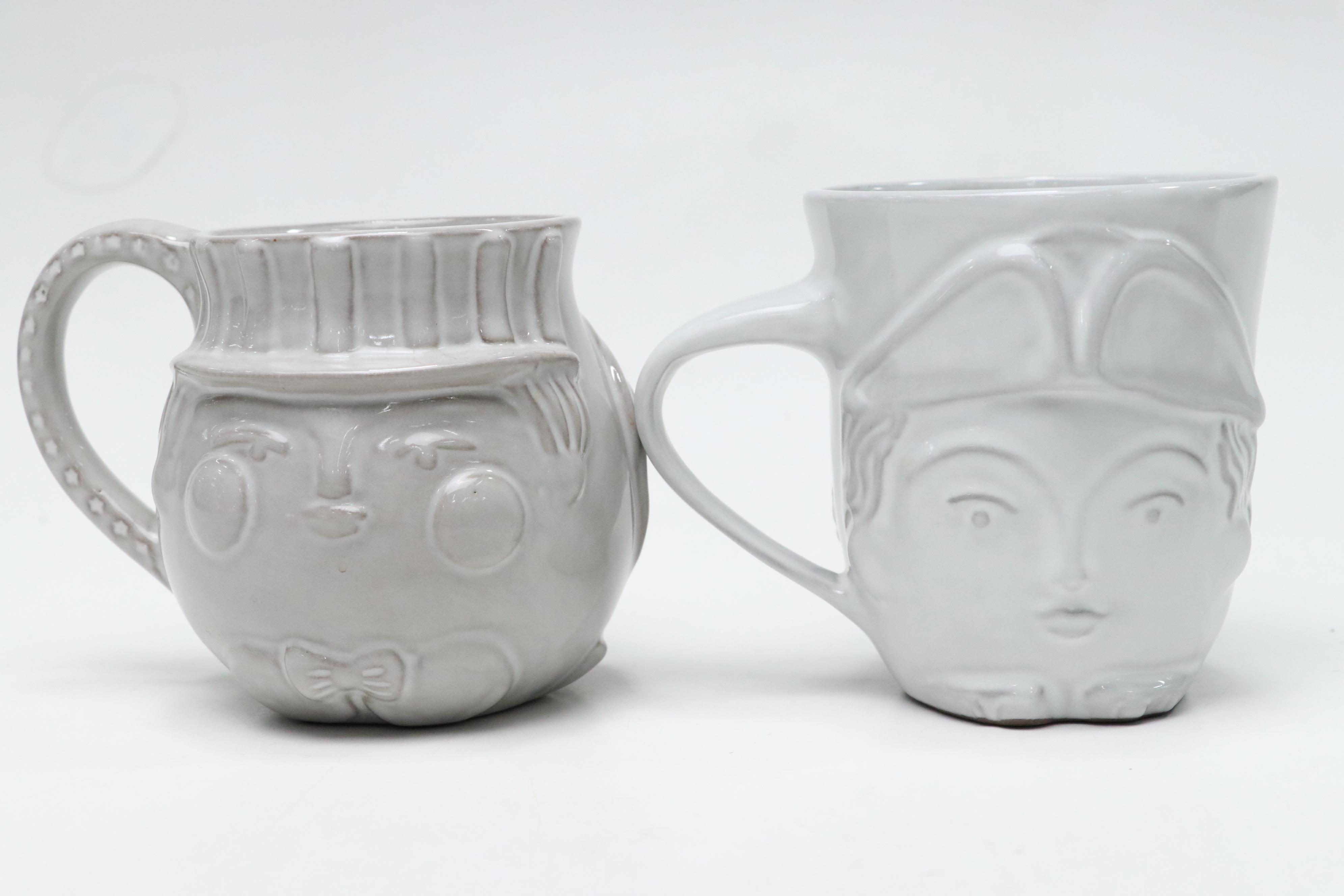 Jonathan Adler Ceramic "Utopia" Mugs