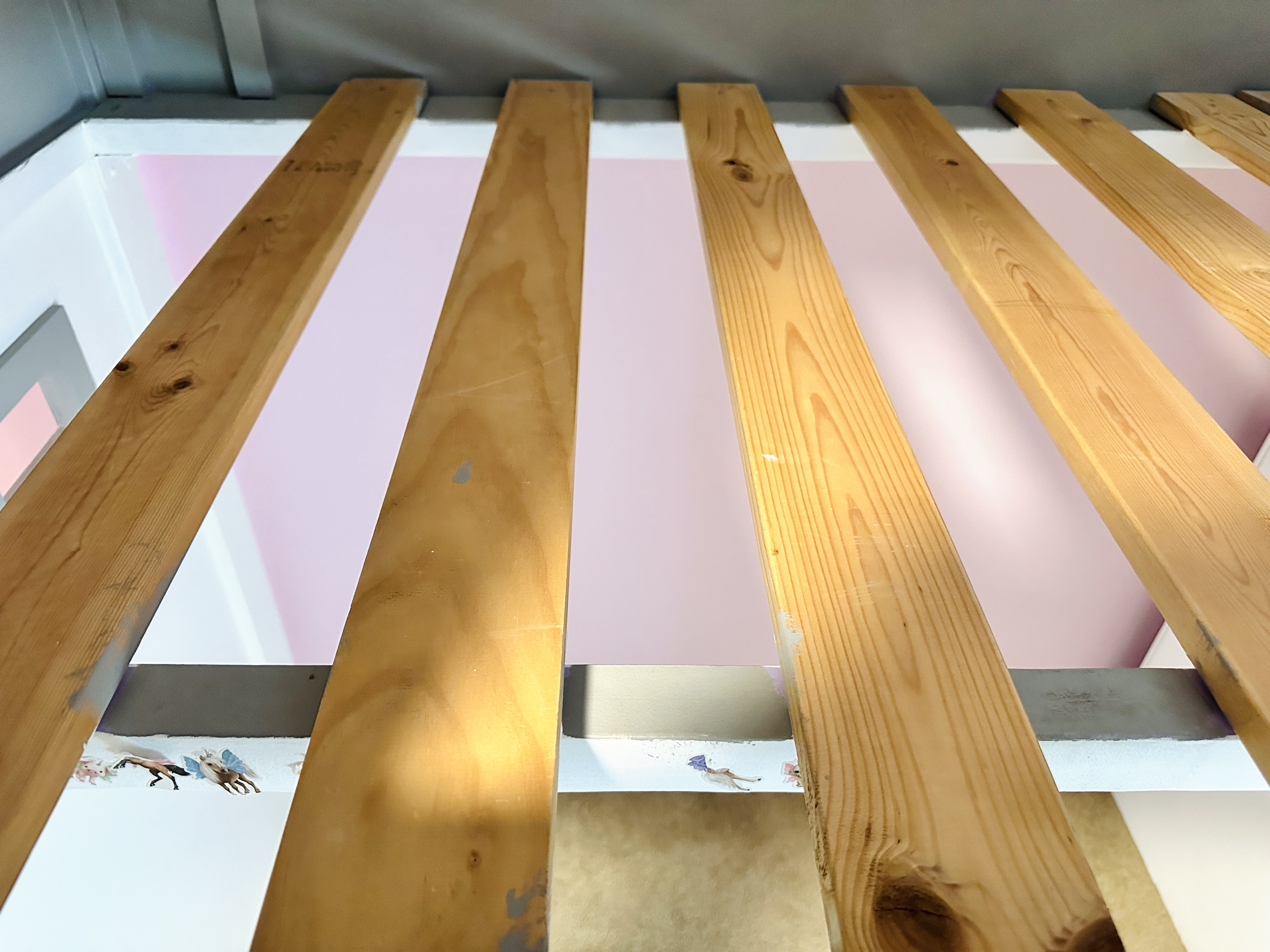 Custom-Built Dollhouse Motif Lofted Bed with Built-In Storage