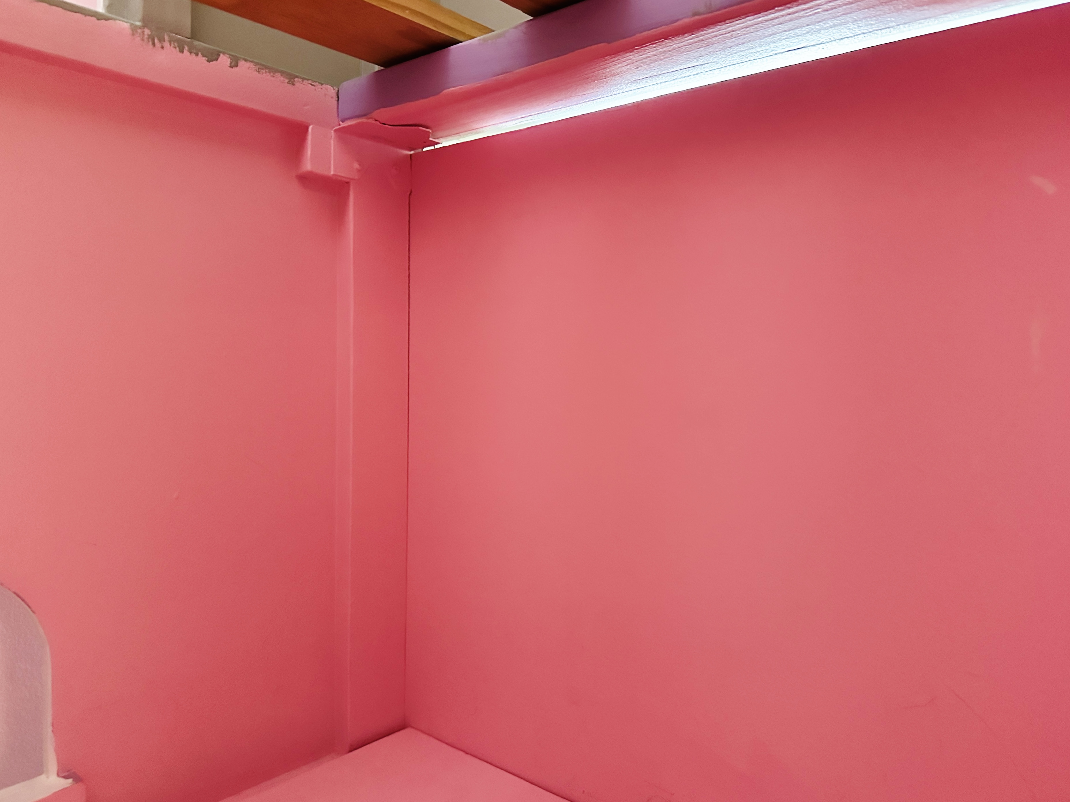 Custom-Built Dollhouse Motif Lofted Bed with Built-In Storage