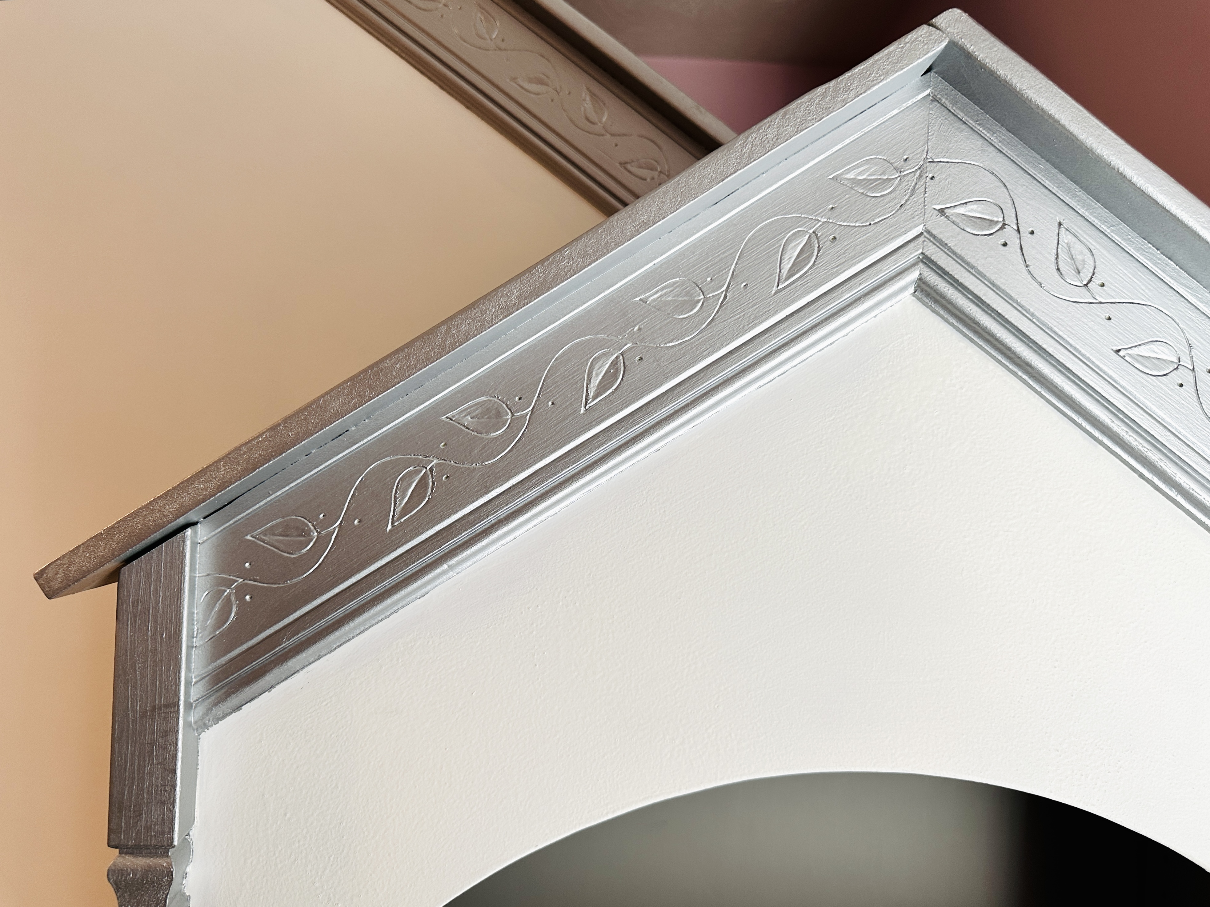 Custom-Built Dollhouse Motif Lofted Bed with Built-In Storage