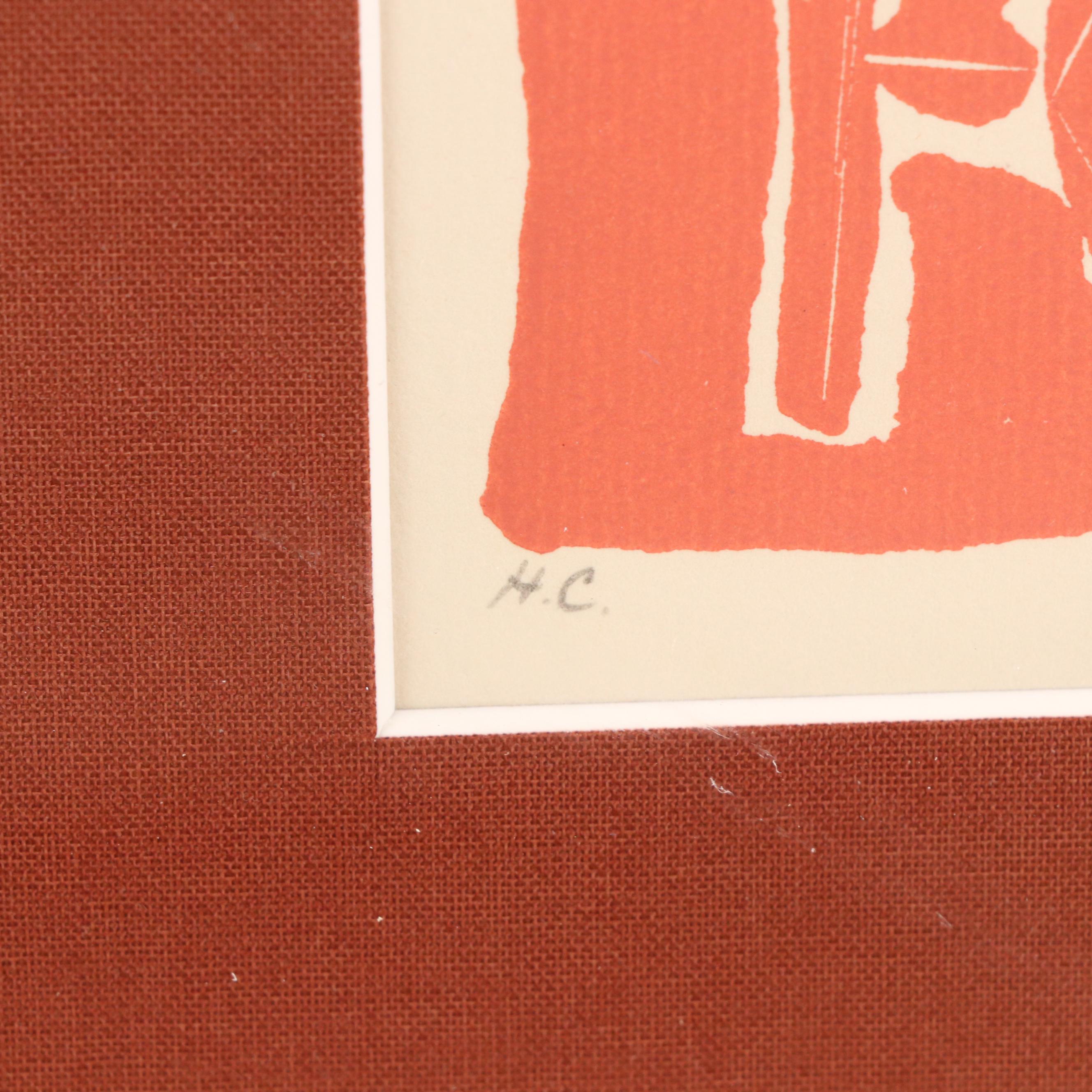 Pablo Picasso Engraving of Female Figure from "Non vouloir," Circa 1942