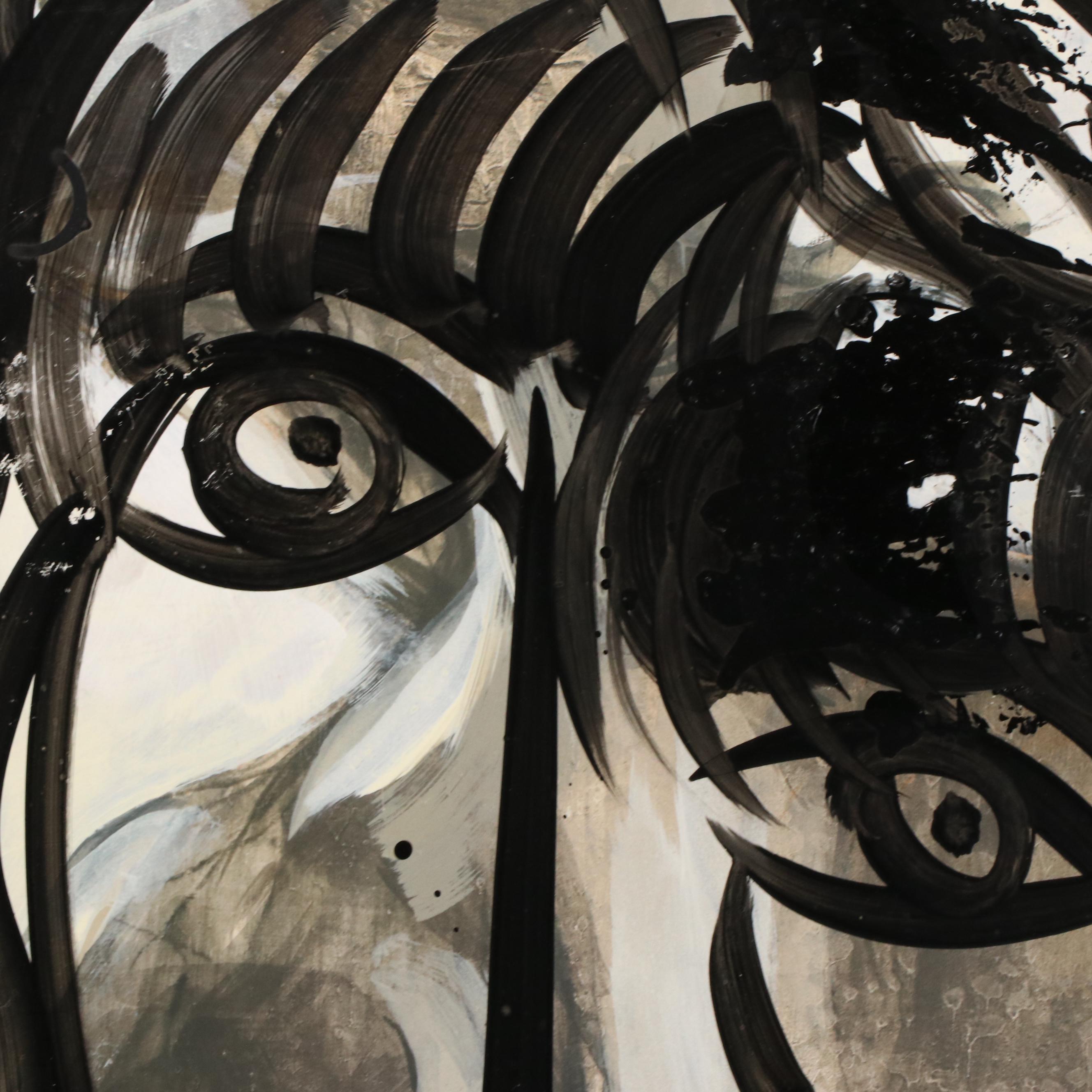 Peter Robert Keil Stylized Acrylic Portrait