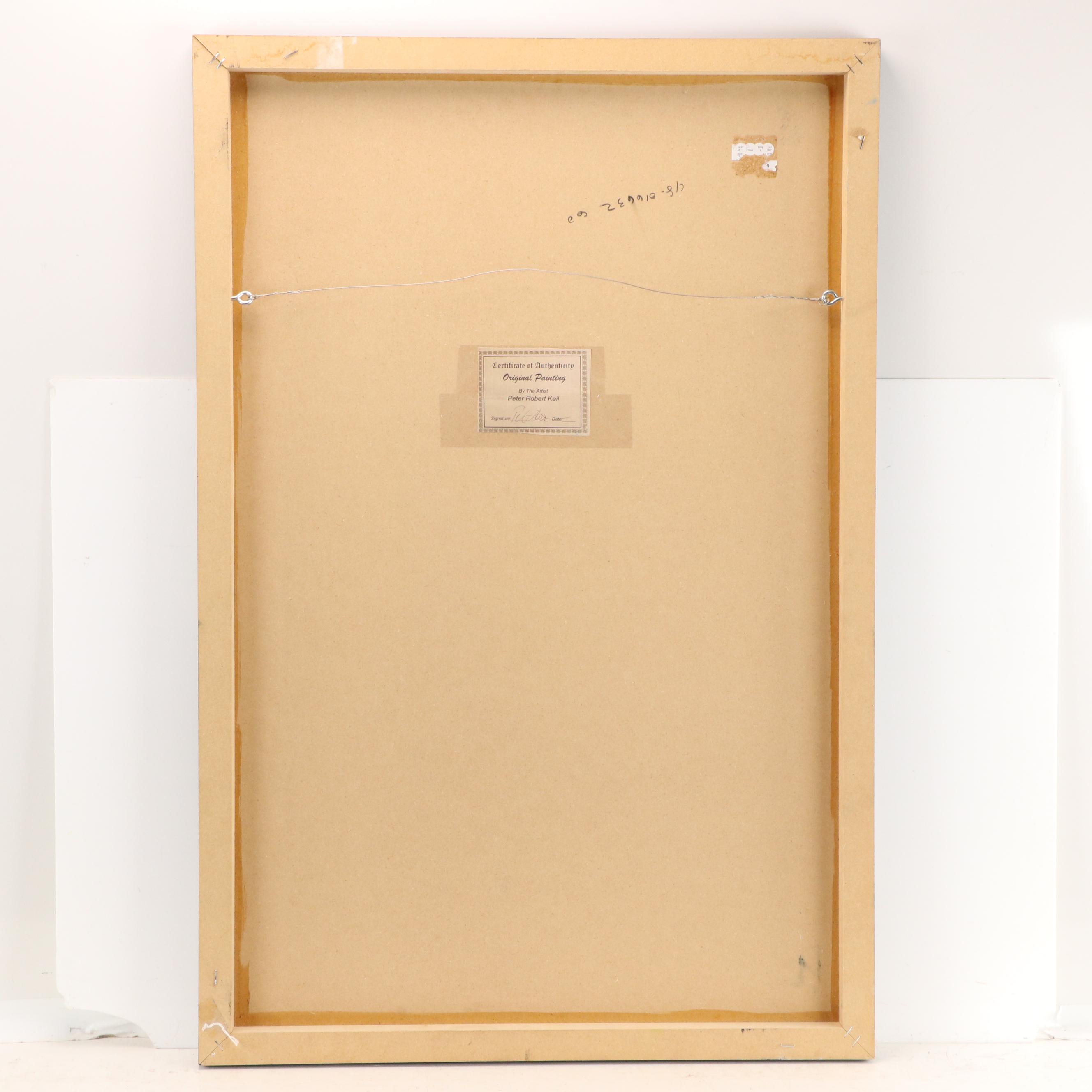 Peter Robert Keil Stylized Acrylic Portrait