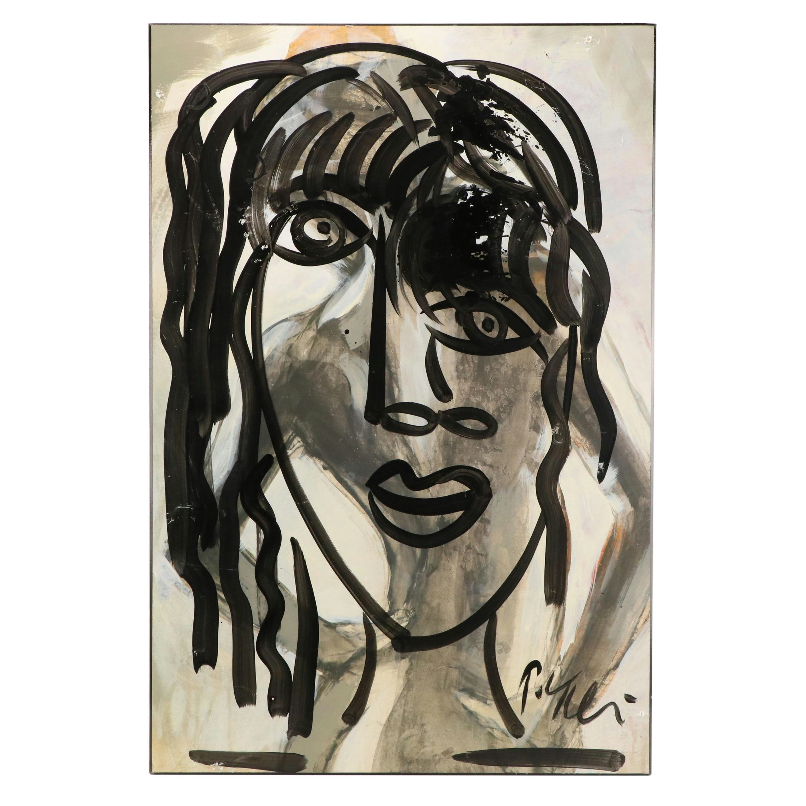 Peter Robert Keil Stylized Acrylic Portrait