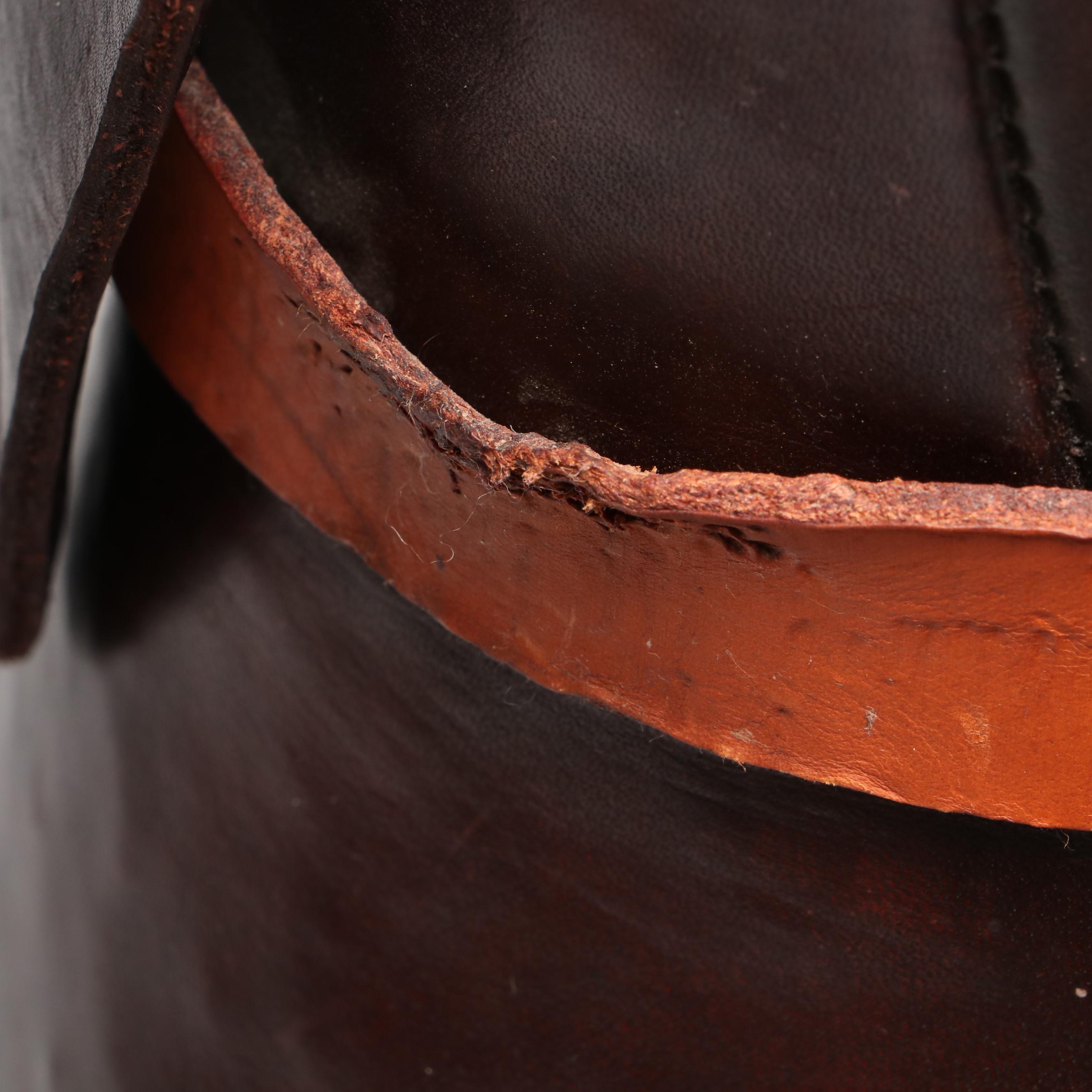 Omersa & Co. Standard Leather Dachshund Footstool