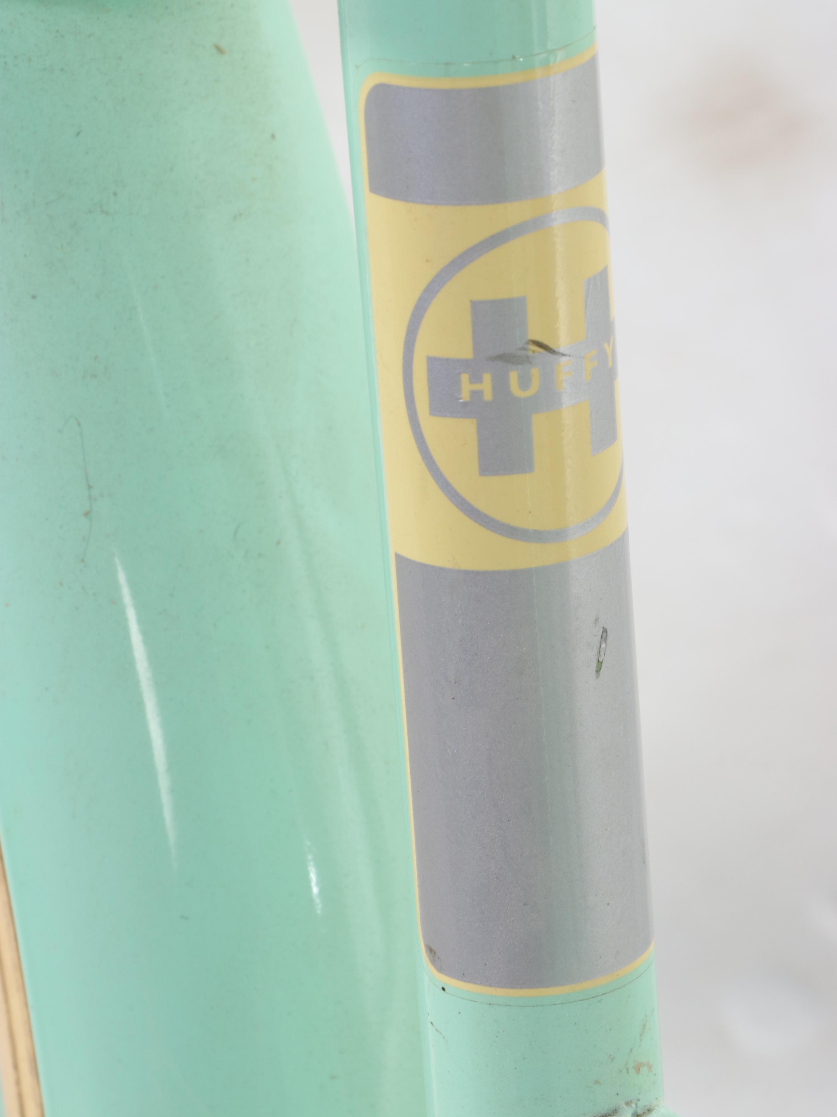 Huffy Deluxe Ladies' Mint Green Cruiser Bicycle with Mesh Basket