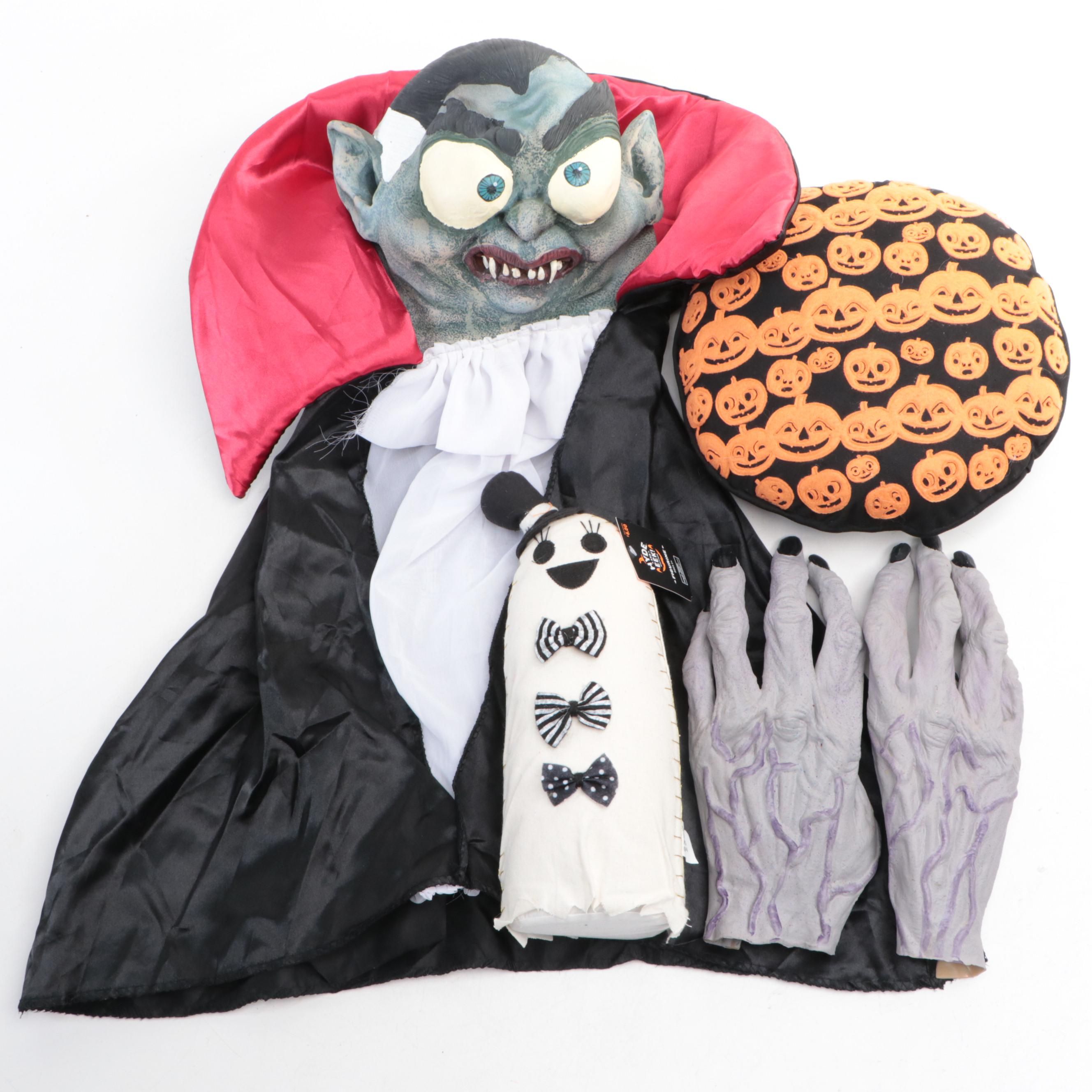 Mario Chiodo Latex and Fabric Vampire Costume with More