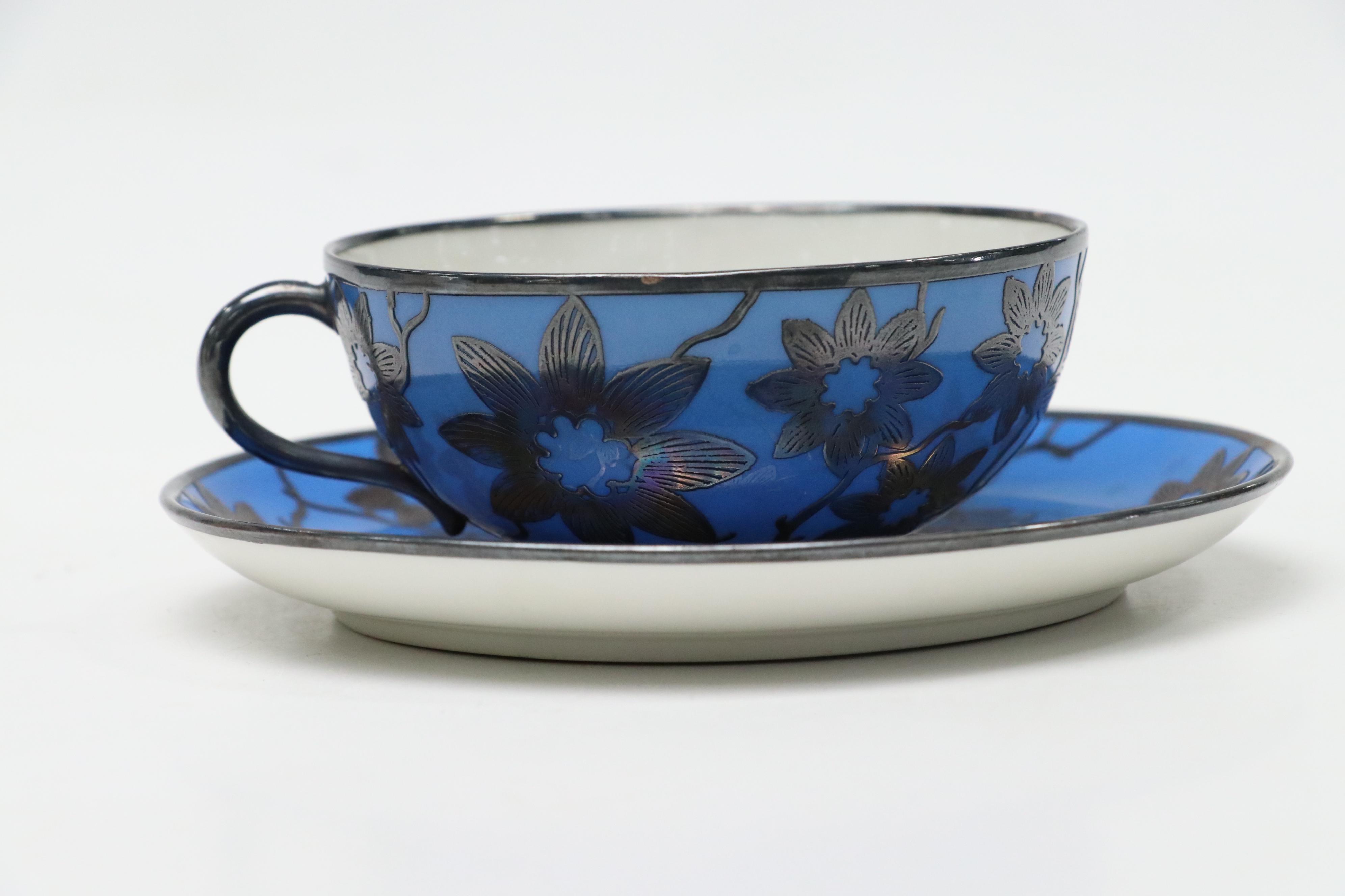 Lenox Tiffany & Co "Meadowbrook" Porcelain Mayonnaise Bowl with Ginori Teacup