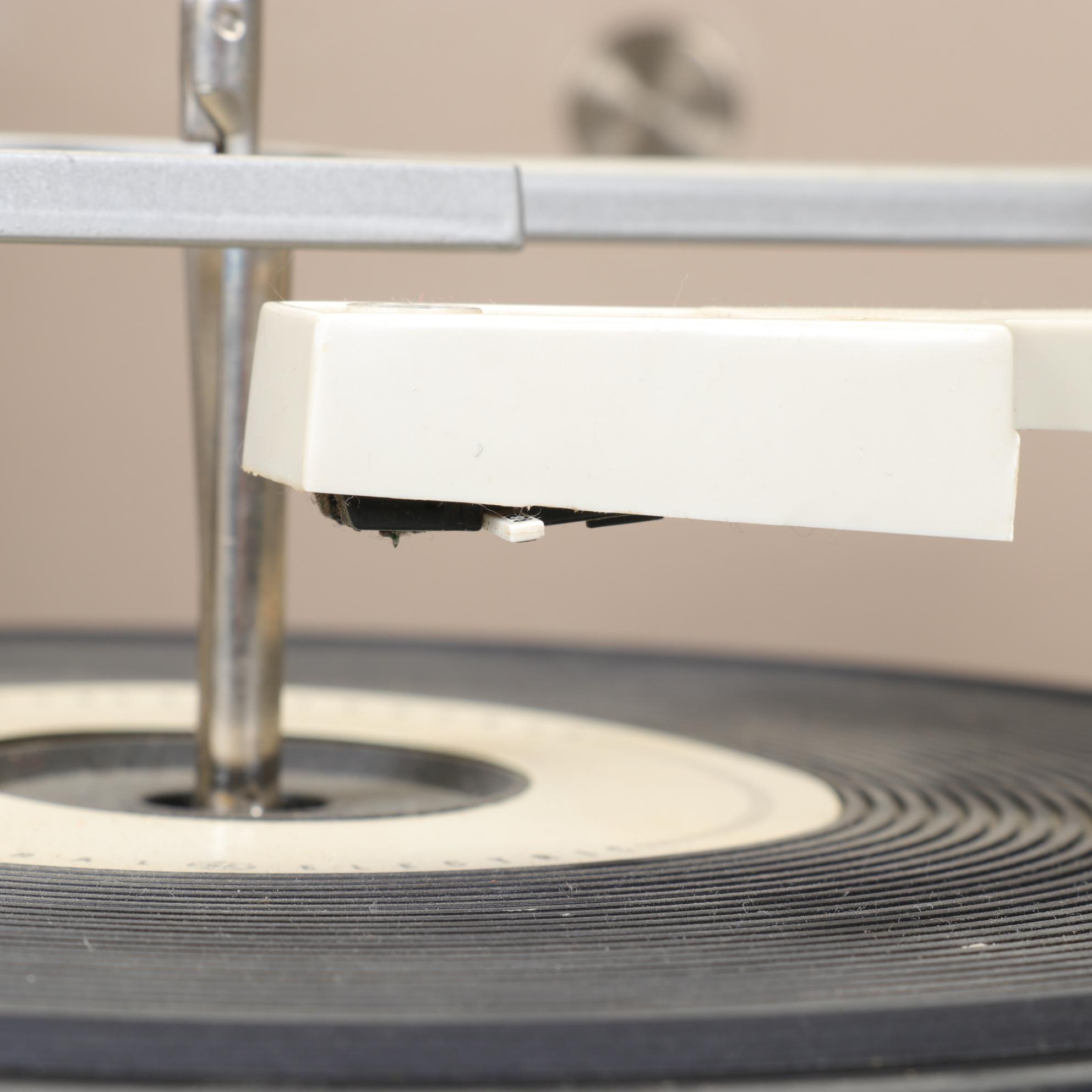 General Electric "Wildcat" Portable Record Players and Speakers