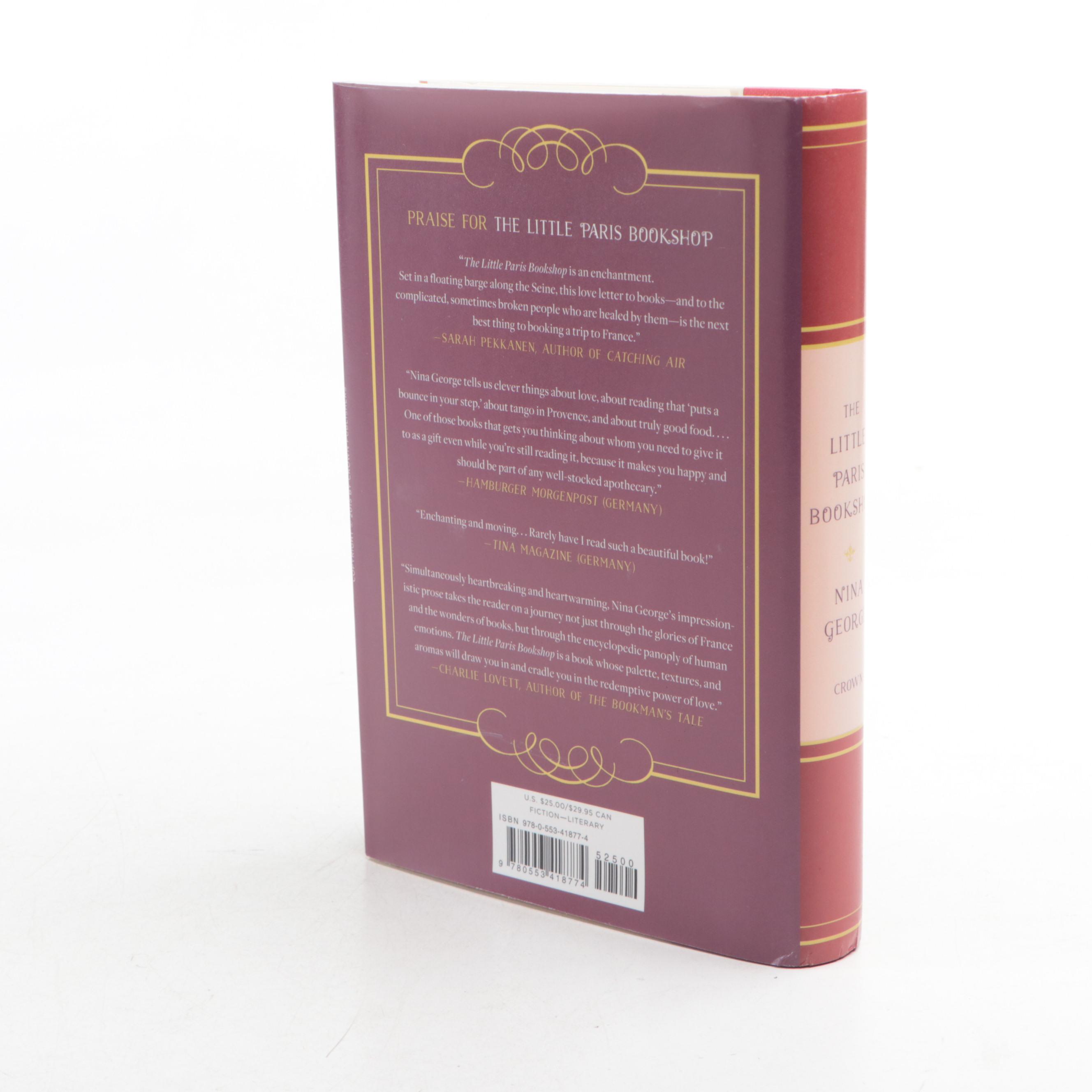 First Edition "The Little Paris Bookshop" by Nina George and More Books