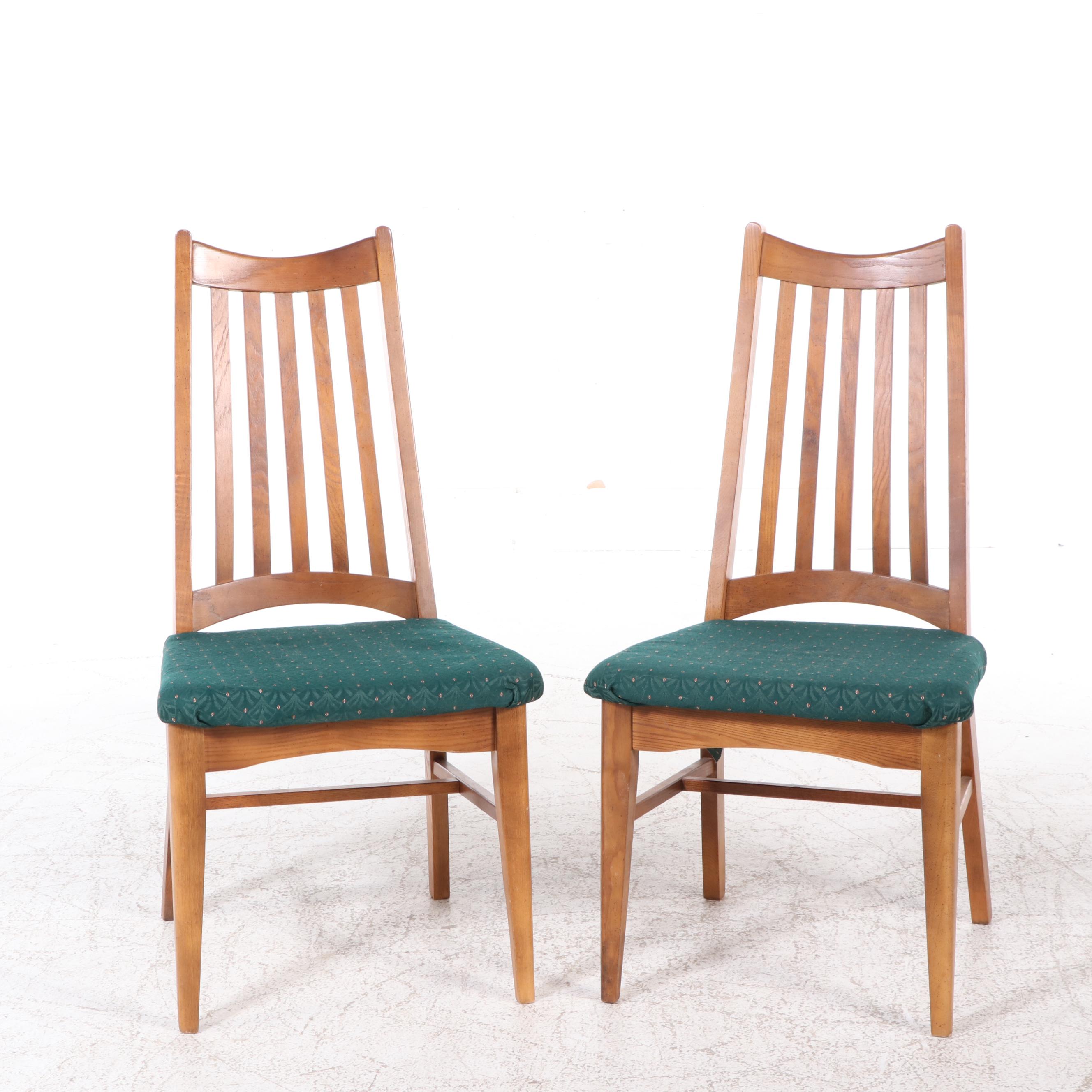 Pair of Danish Modern Teak Dining Chairs, Mid to Late 20th Century