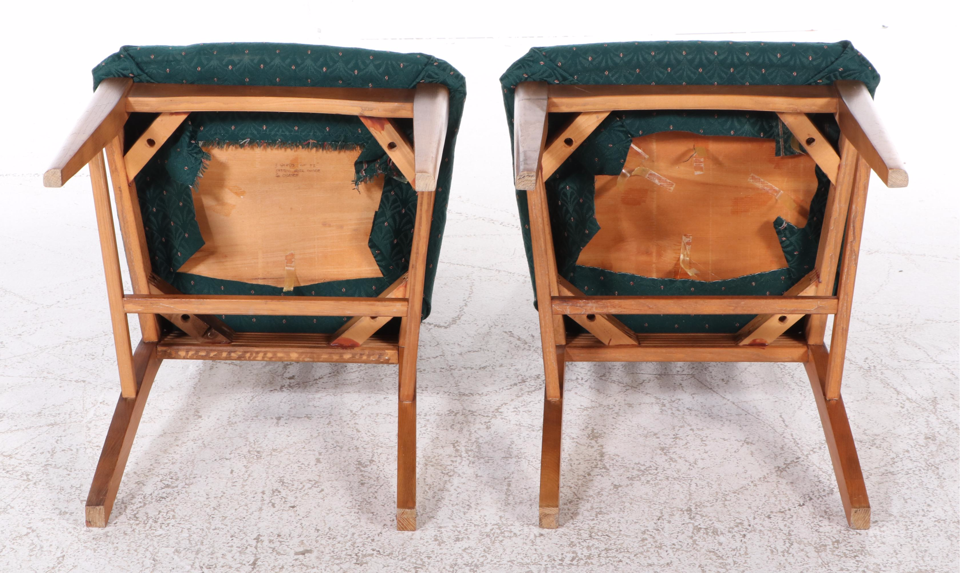 Pair of Danish Modern Teak Dining Chairs, Mid to Late 20th Century
