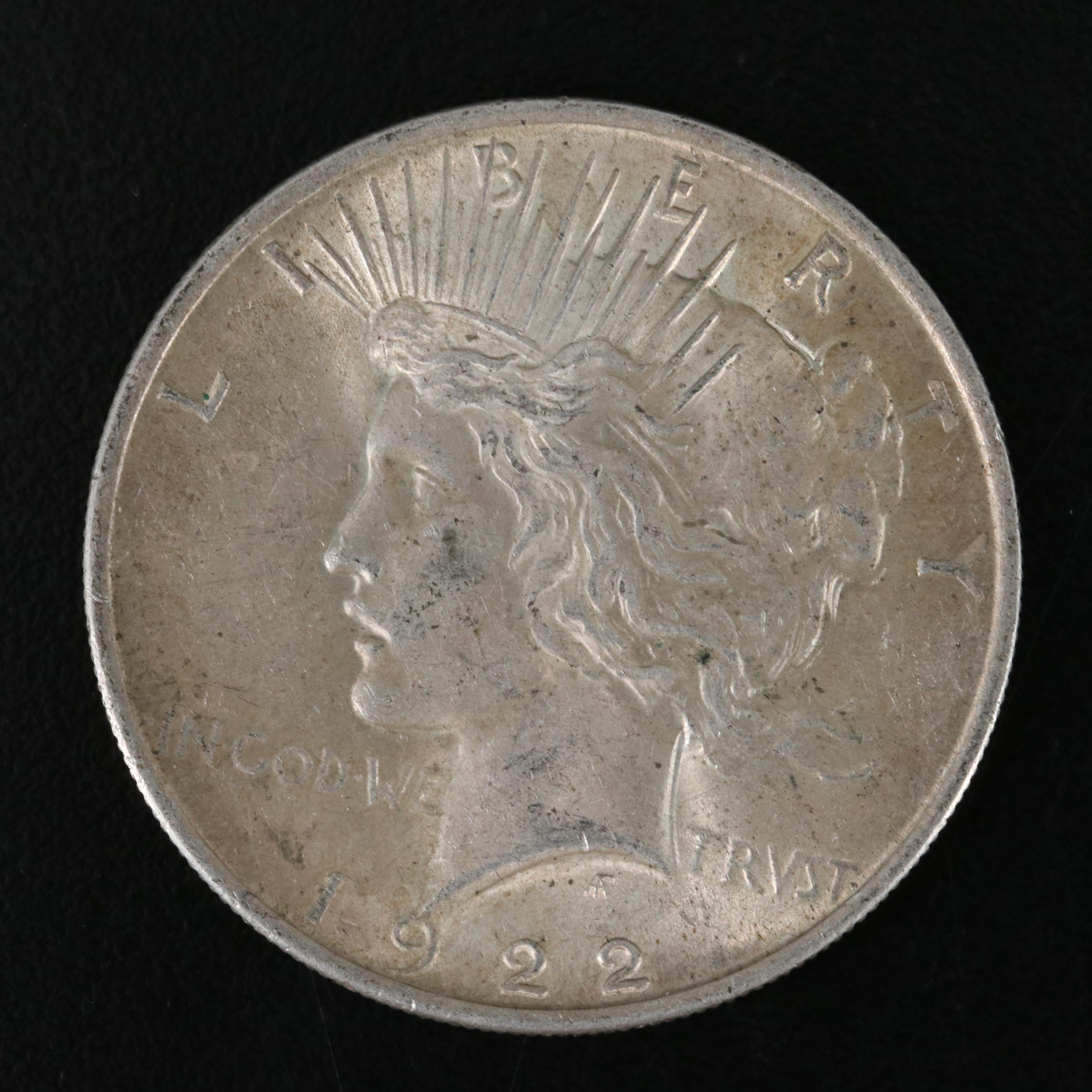 1922 Peace Silver Dollar