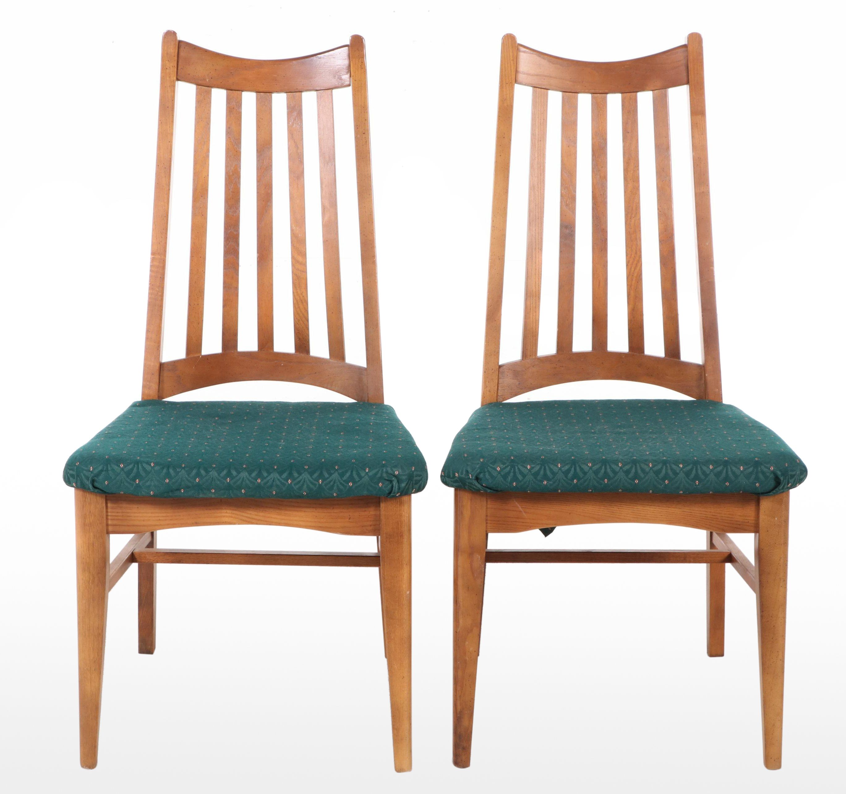Pair of Danish Modern Teak Dining Chairs, Mid to Late 20th Century