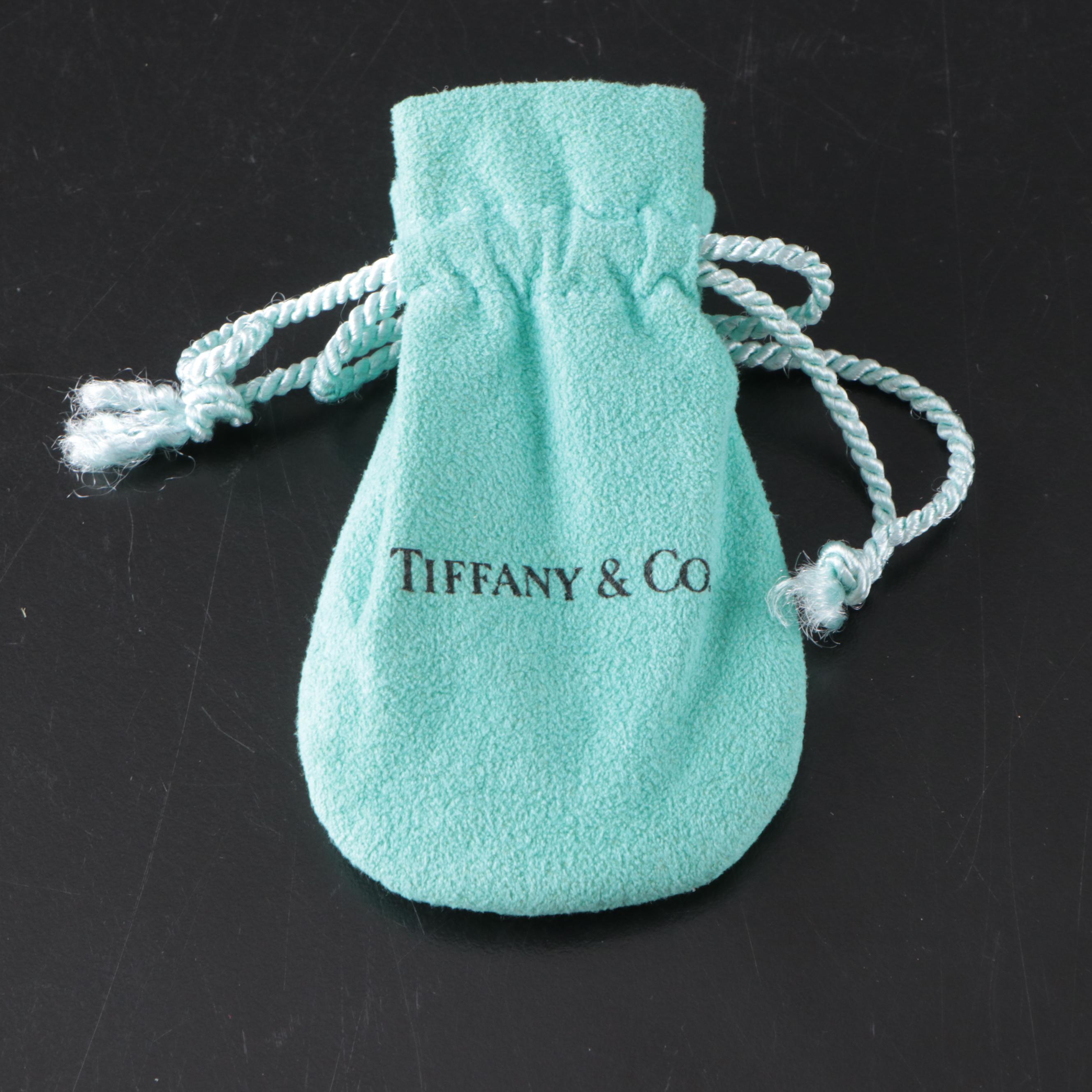 Tiffany & Co. Sterling Silver Key Holder with Atlas Charm