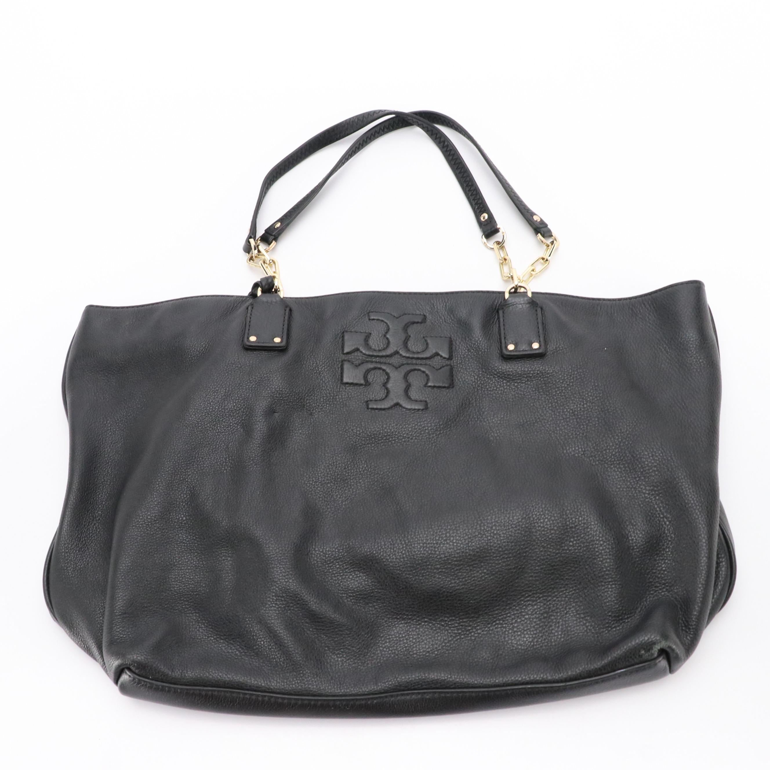 Tory Burch Black Grain Leather Shoulder Bag and Marc by Marc Jacobs Crossbody