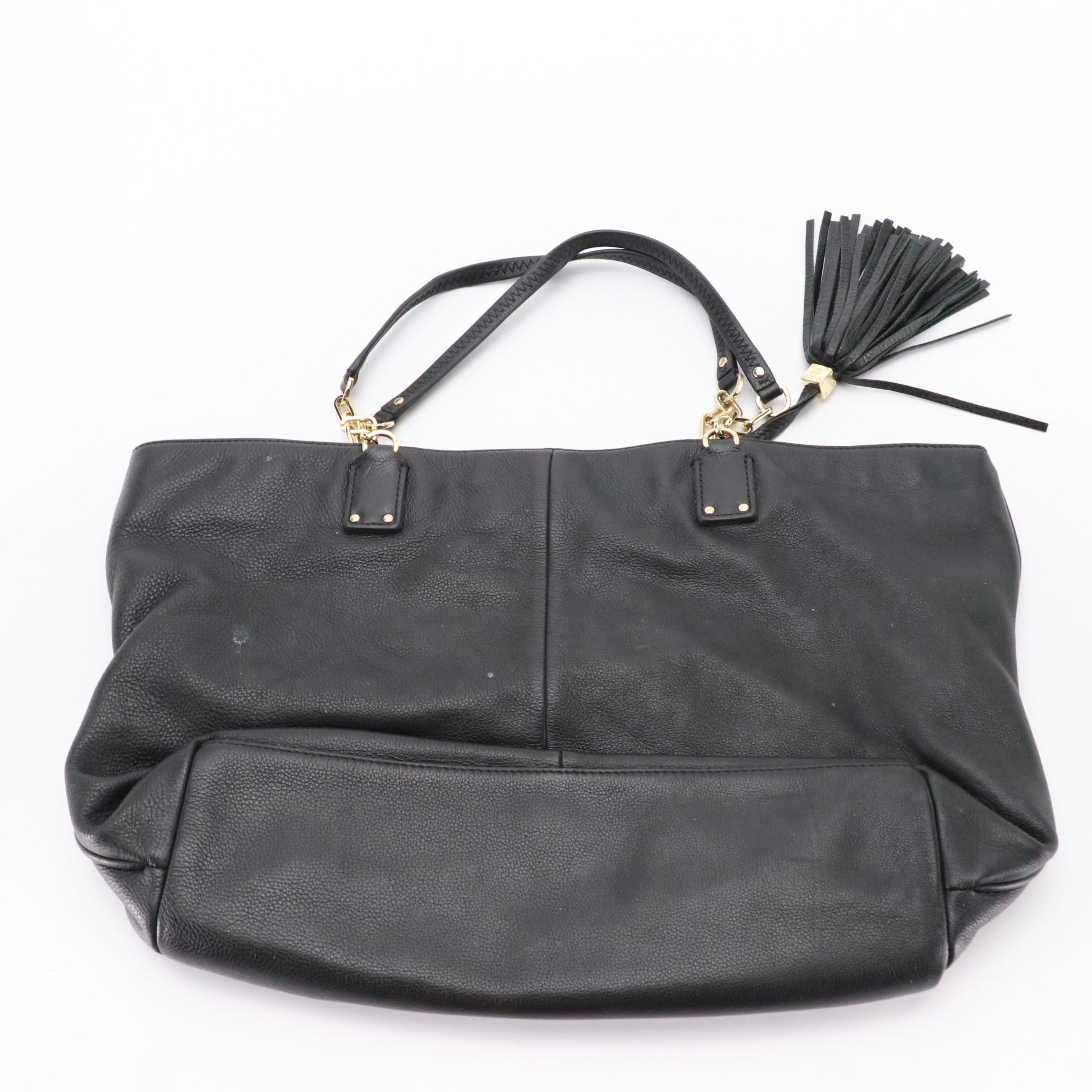 Tory Burch Black Grain Leather Shoulder Bag and Marc by Marc Jacobs Crossbody