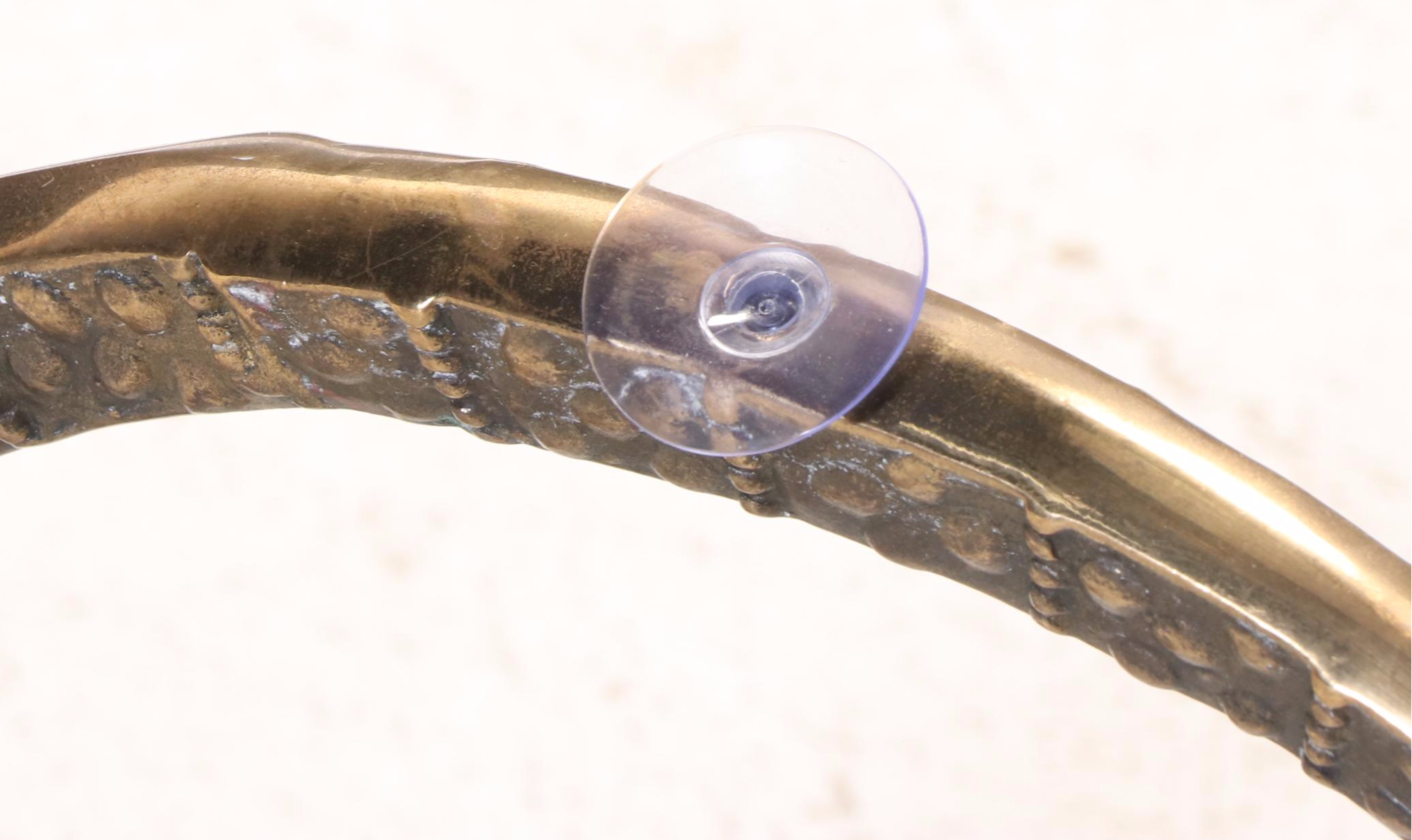Hollywood Regency Style Brass and Glass Top Ibex Coffee Table