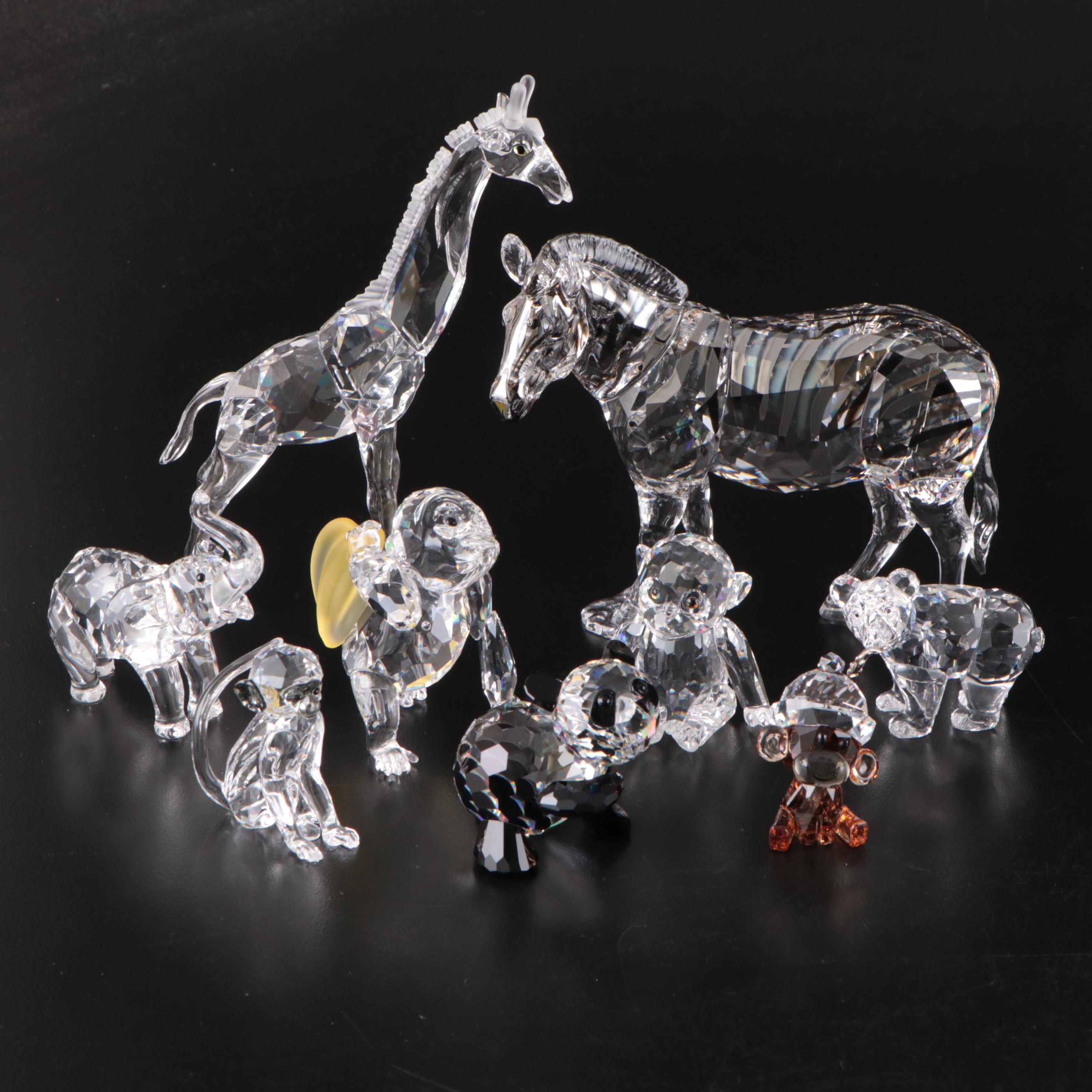 Swarovski Crystal Zoo Animal Figurines