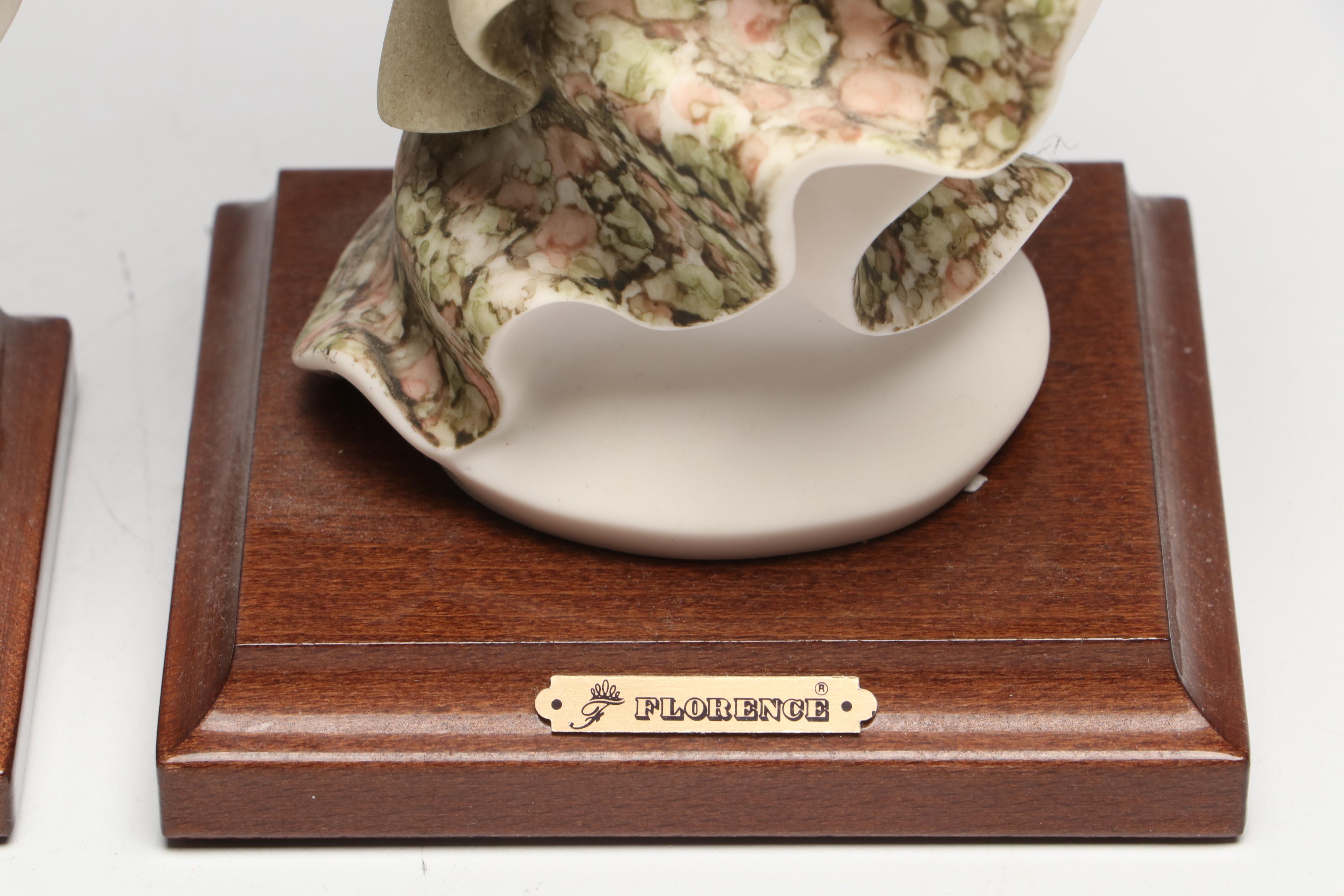 Capodimonte Florence Ceramic Figurines, 1990