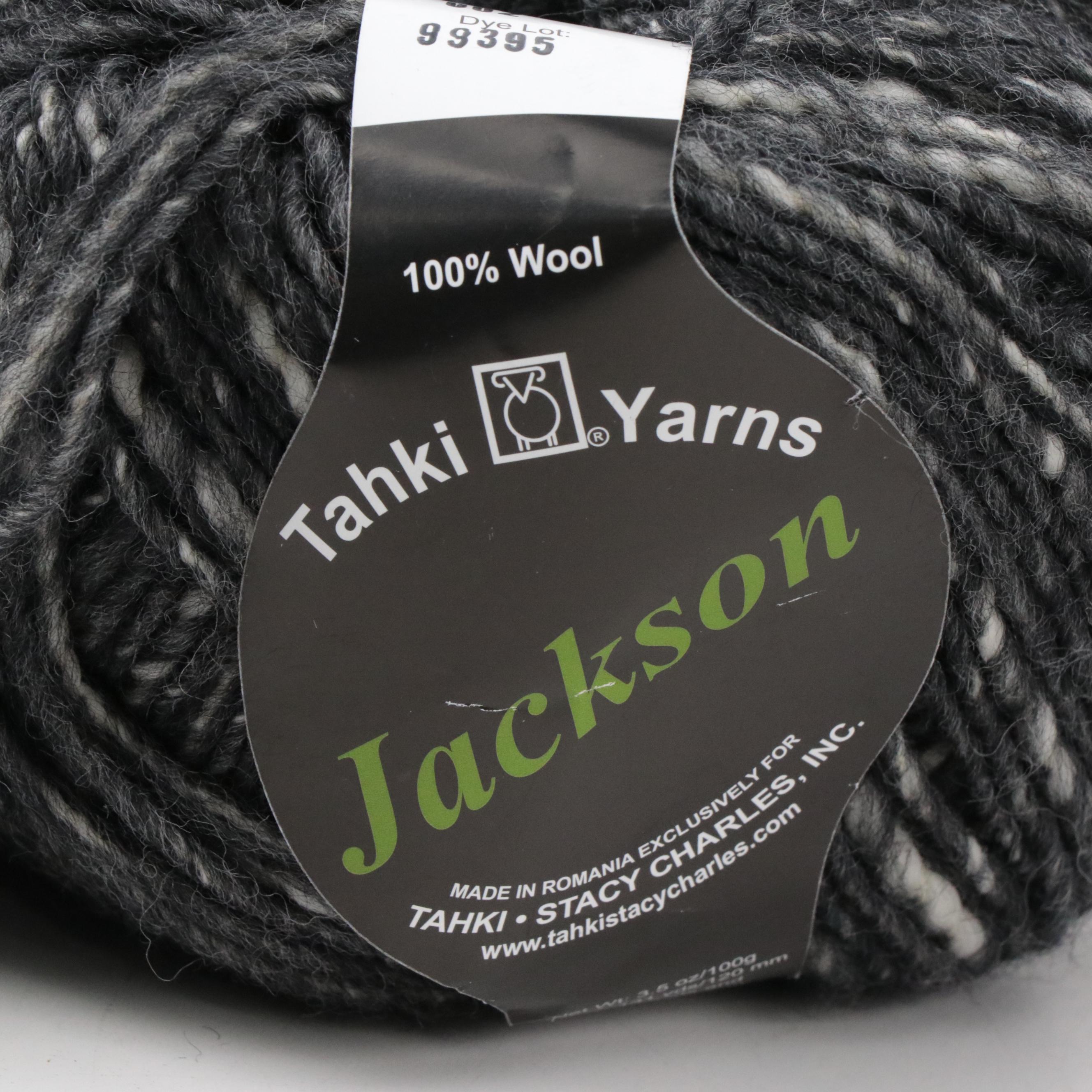 Lavender and Black Yarn by Frog Tree, Tahki Yarns, Classic Elite Yarns & Others