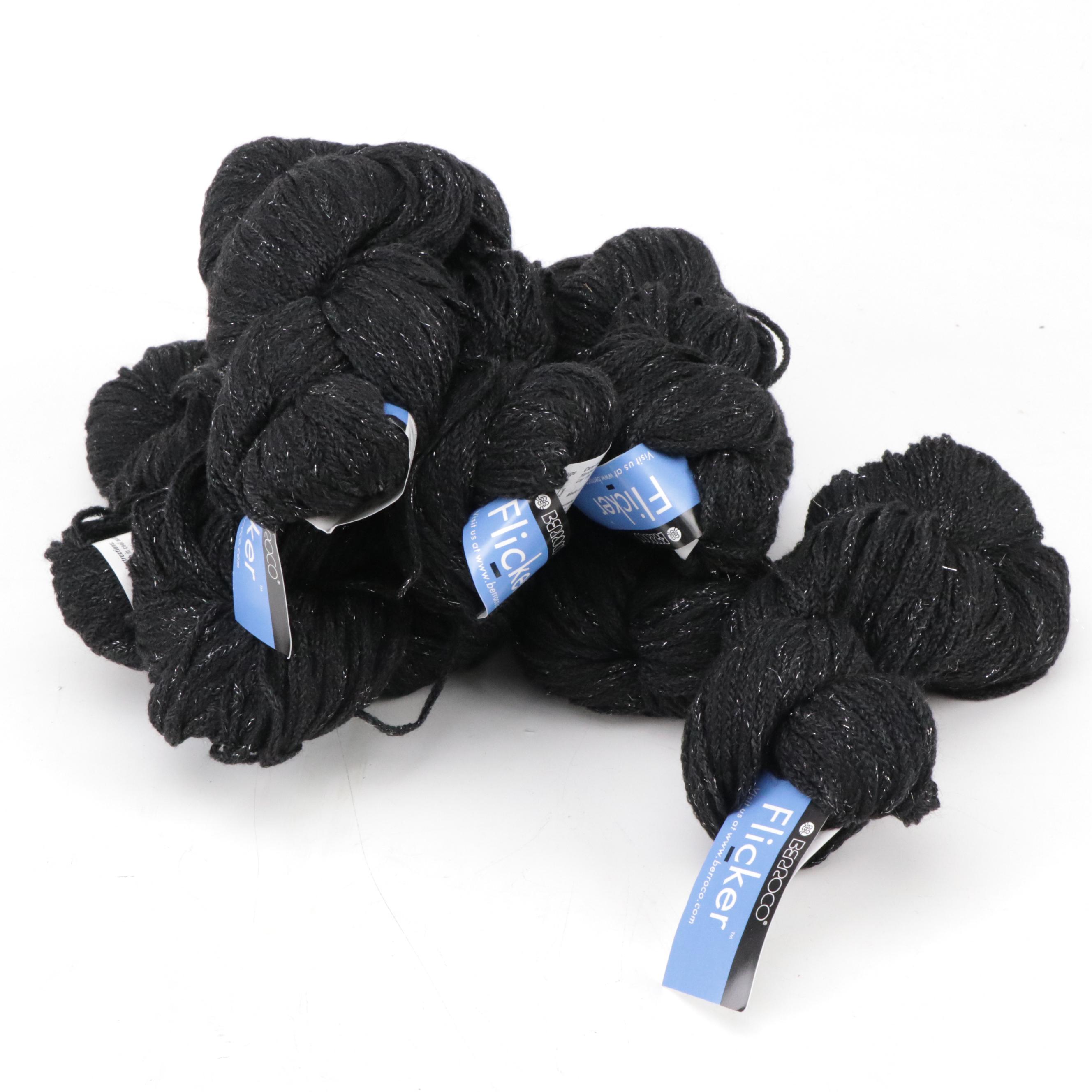 Lavender and Black Yarn by Frog Tree, Tahki Yarns, Classic Elite Yarns & Others