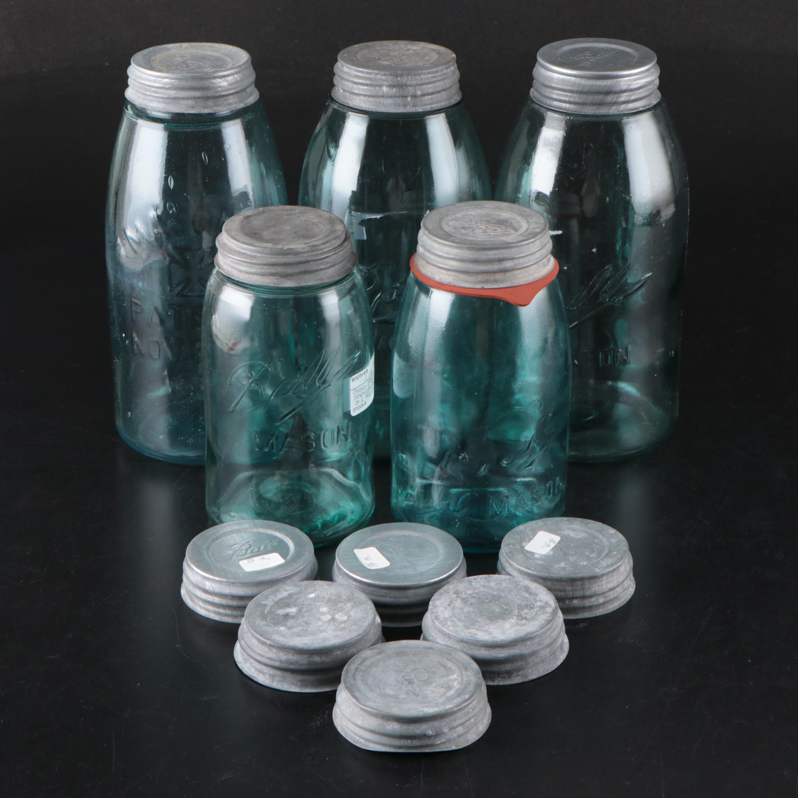 Half Gallon, Three Liter and More Ball Mason Jars and Lids