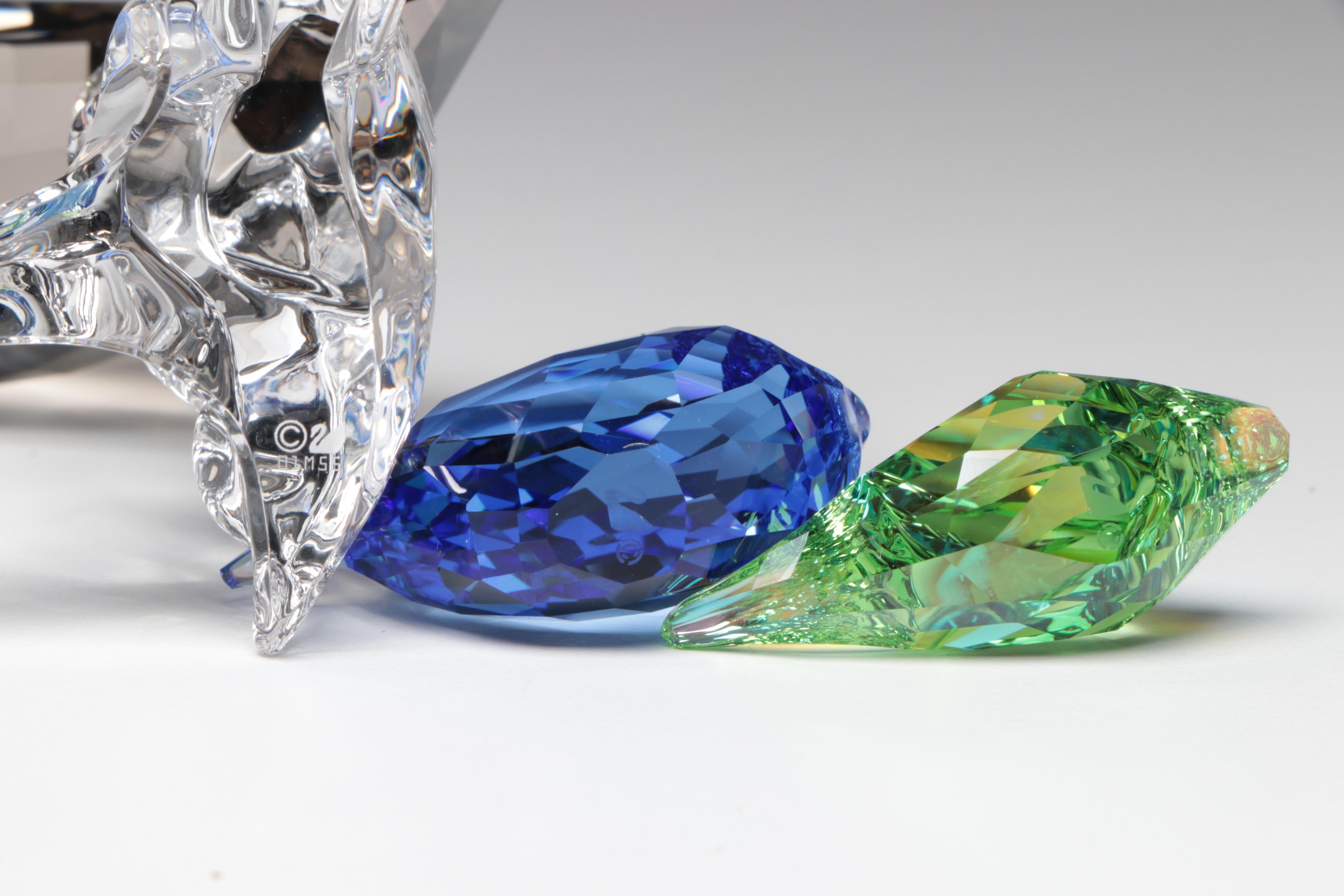 Swarovski and The Crystal World Dolphin, Crab, Fish, and More Figurines