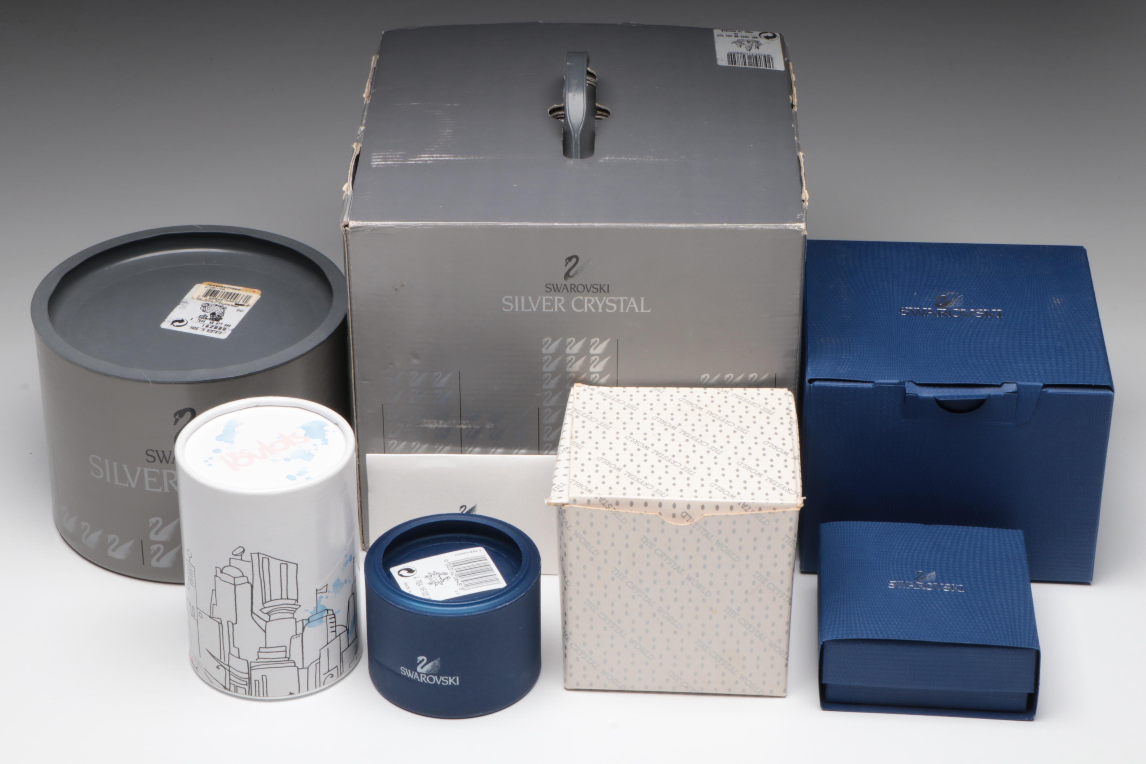 Swarovski and The Crystal World Dolphin, Crab, Fish, and More Figurines