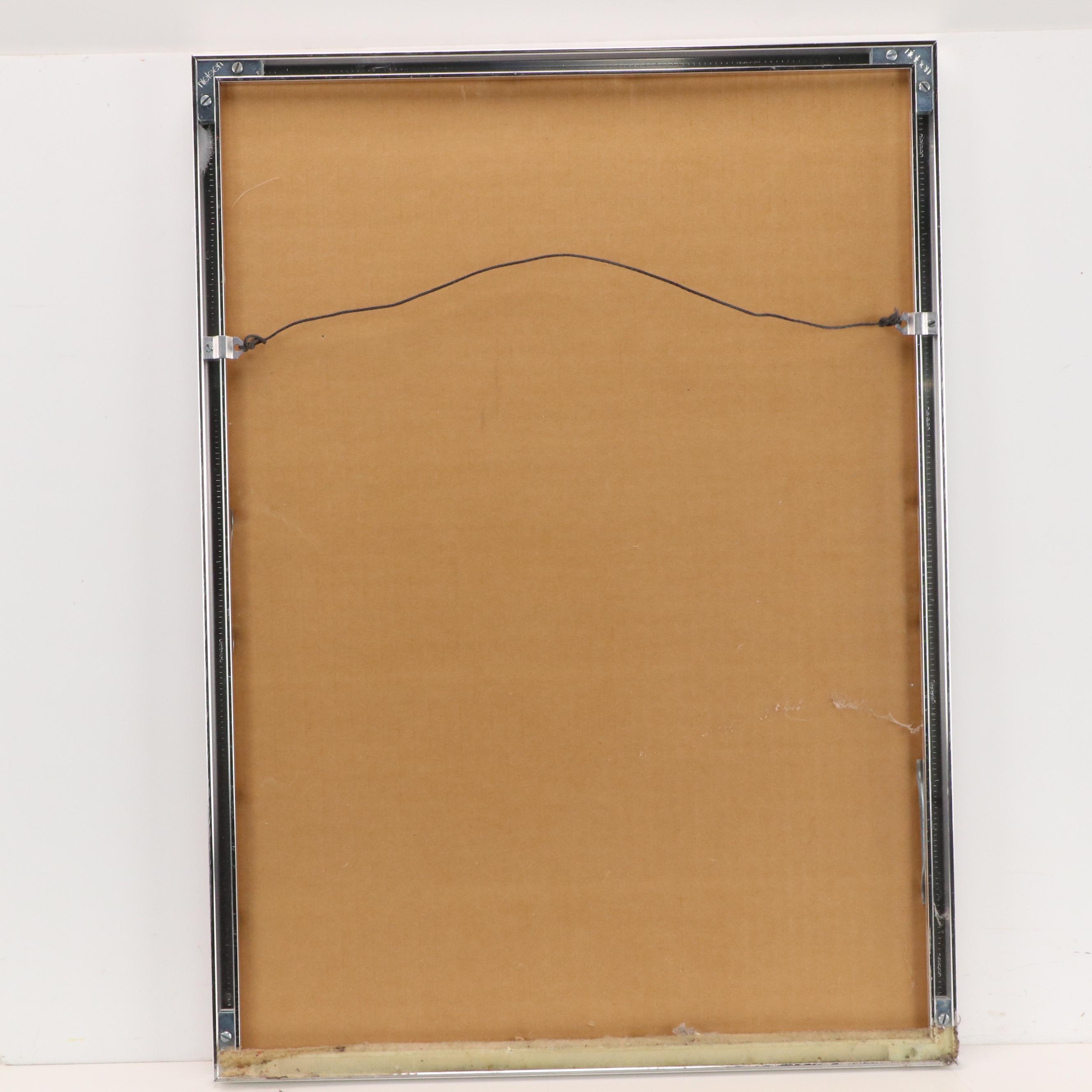 Pete Rose Signed Cincinnati Reds Framed Poster