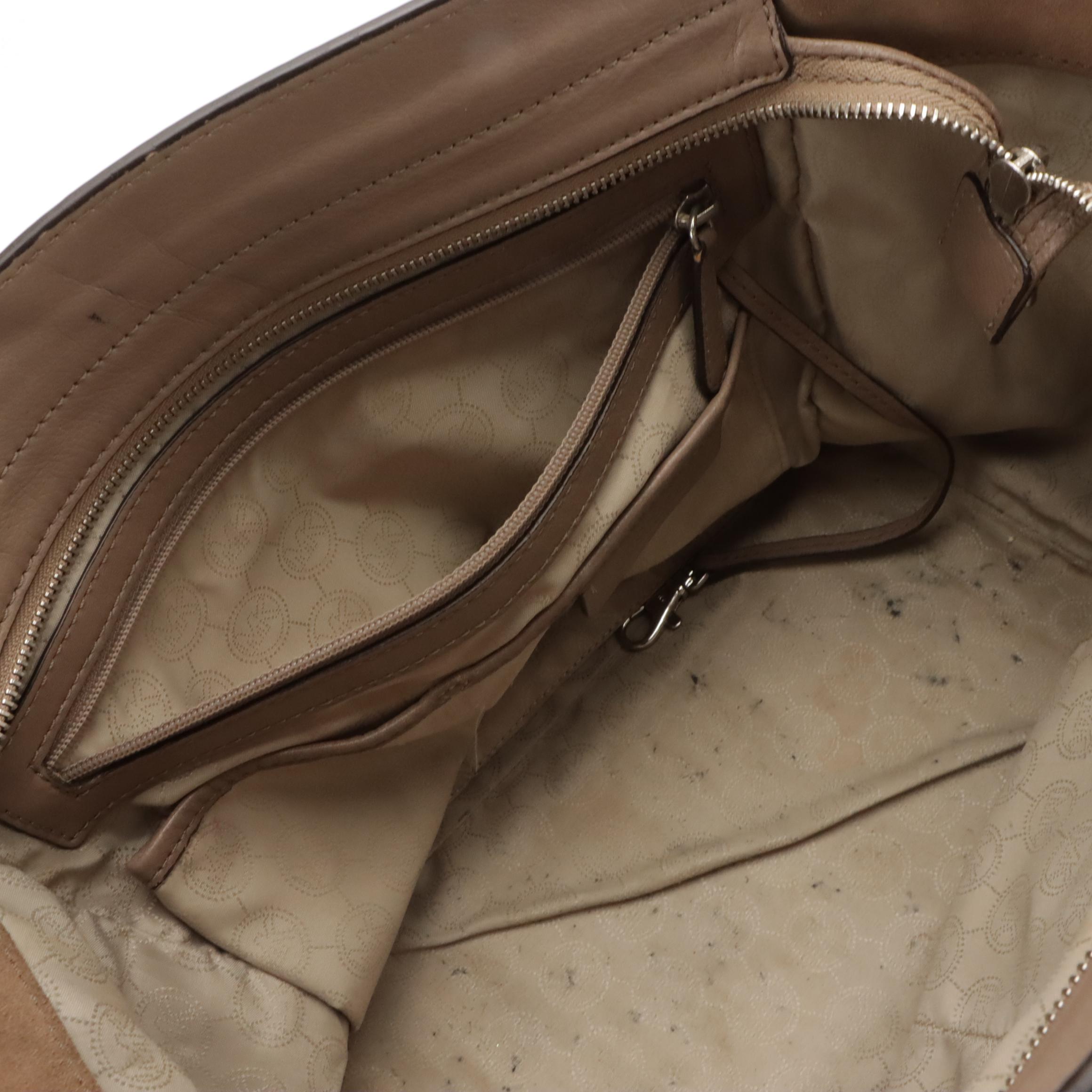 Michael Kors Grain Leather and MICHAEL Michael Kors Leather and Suede 2-Way Bags