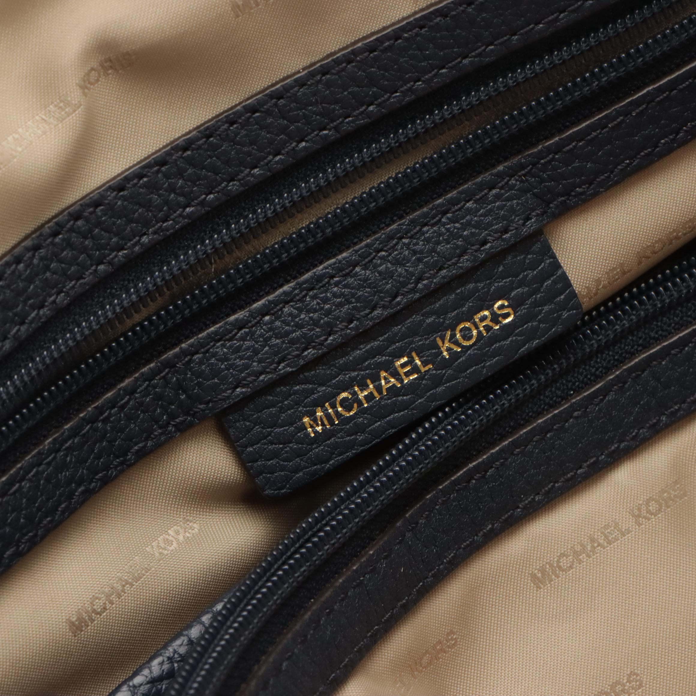 Michael Kors Grain Leather and MICHAEL Michael Kors Leather and Suede 2-Way Bags